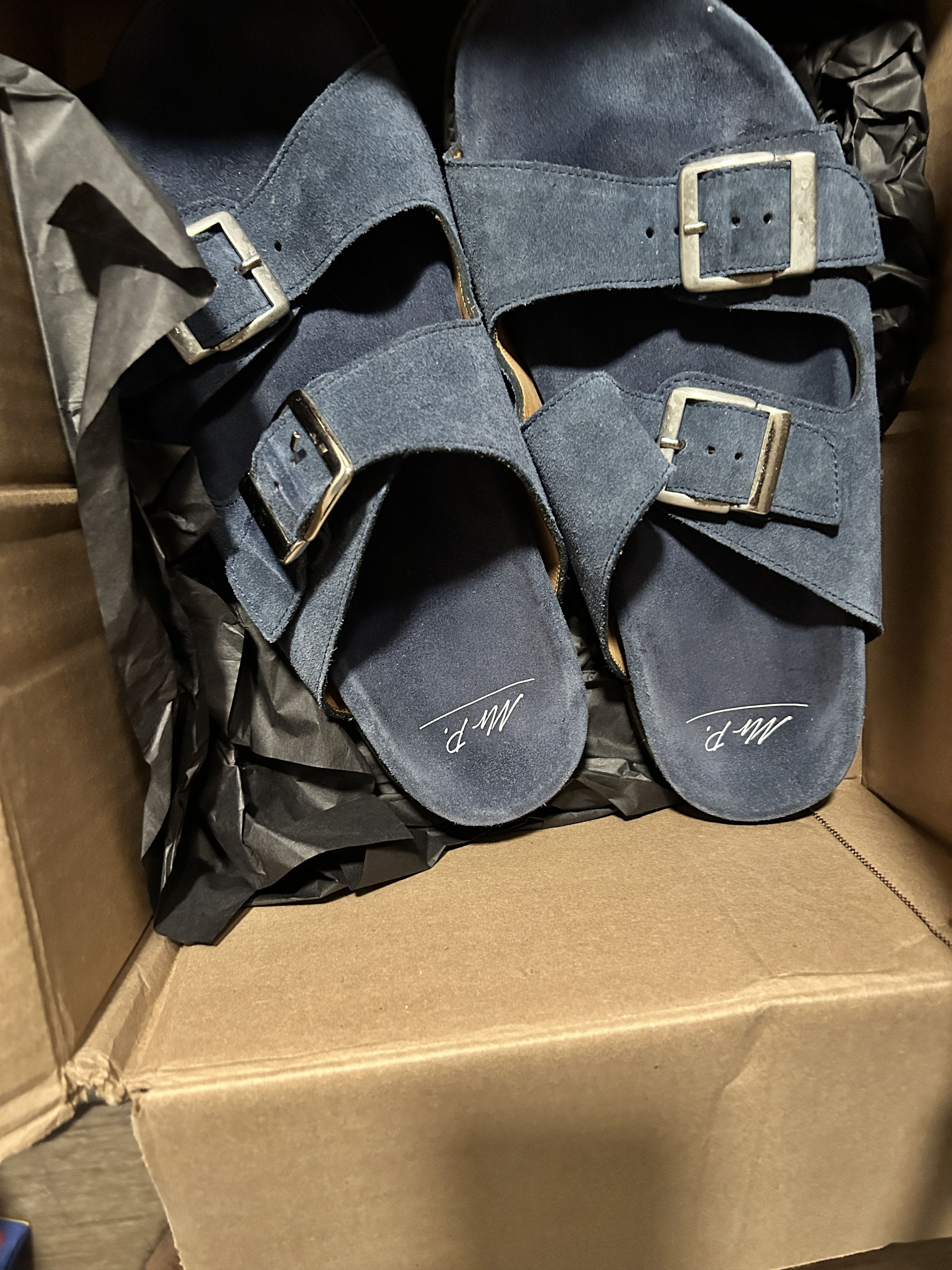 Mr P. MR P. David Regenerated Suede by evolo Sandals Size US 10 / EU 43 - 2 Thumbnail