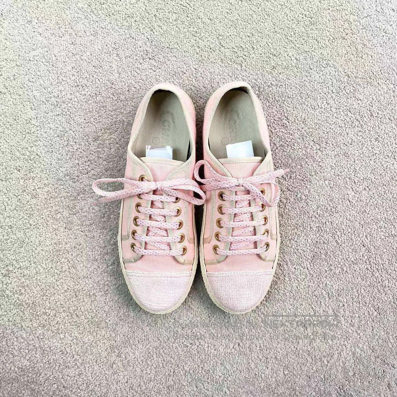 Chanel Chanel Tweed canvas shoes| Size US 8 / IT 38 - 2 Thumbnail