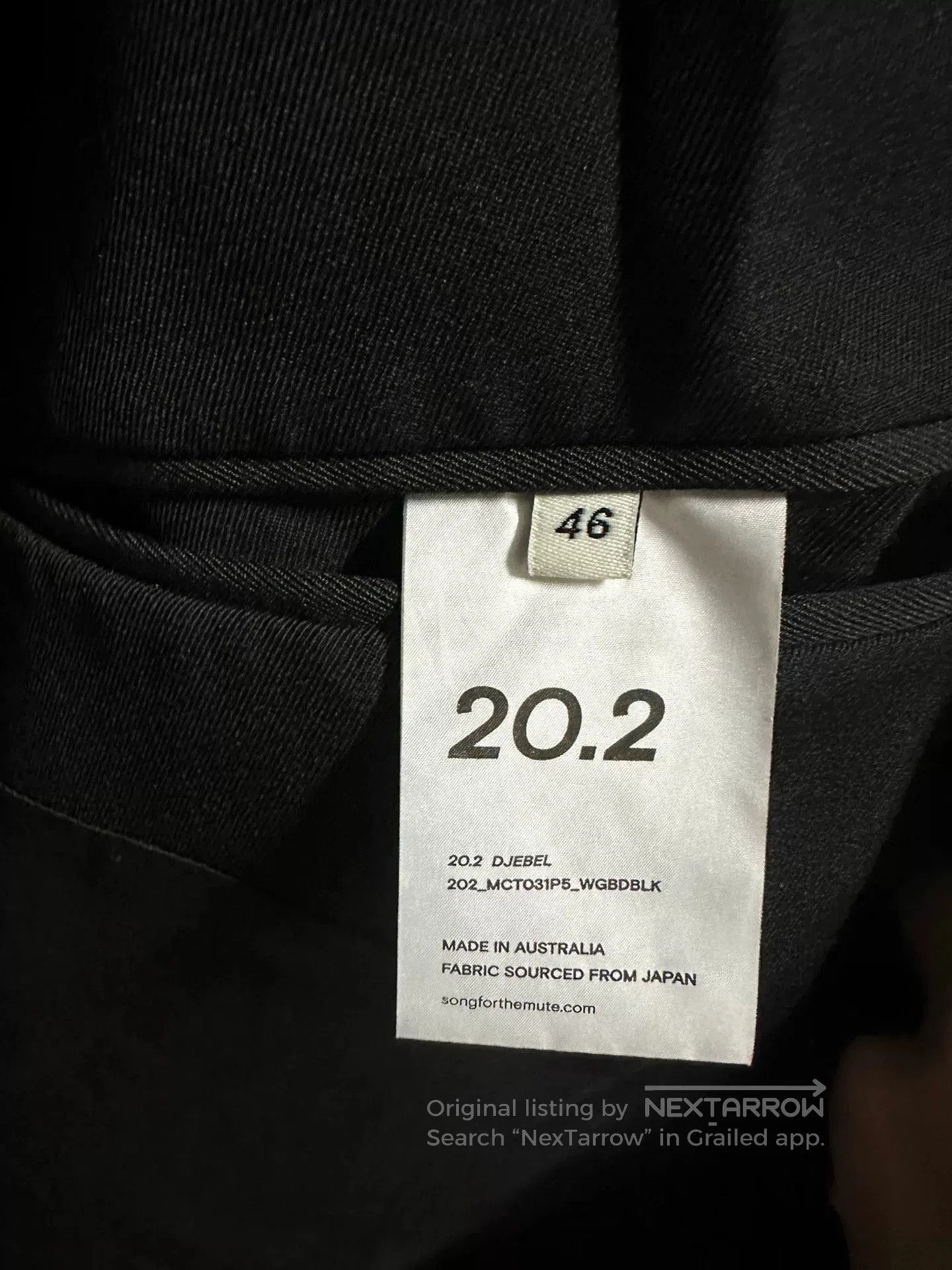 Song For The Mute SFTM 20.2 DJEBEL Long Coat. Size US S / EU 44-46 / 1 - 6 Thumbnail