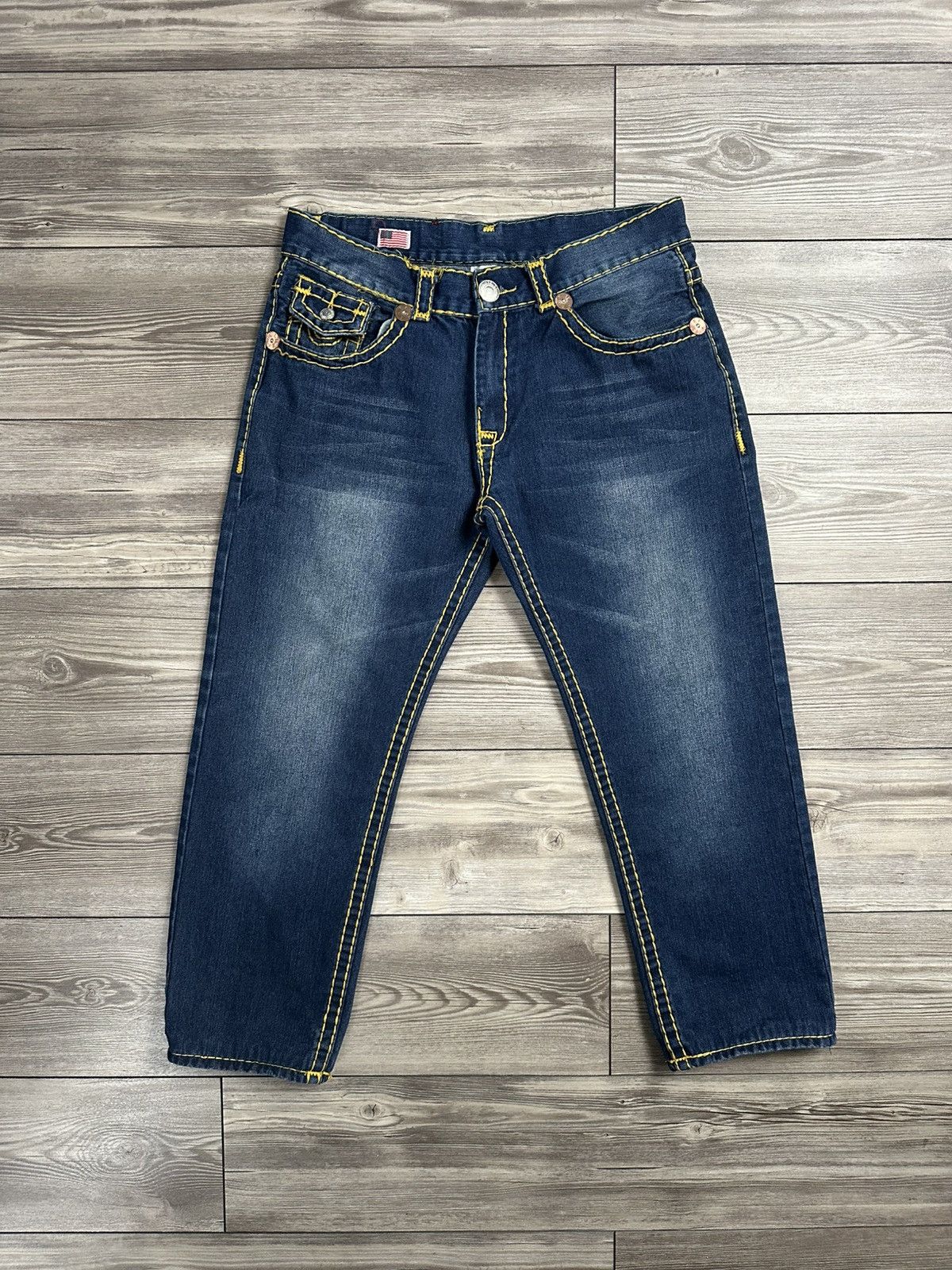 True Religion × Vintage Crazy Y2K True Religion Billy Super T Jeans Size US 36 / EU 52 - 2 Thumbnail