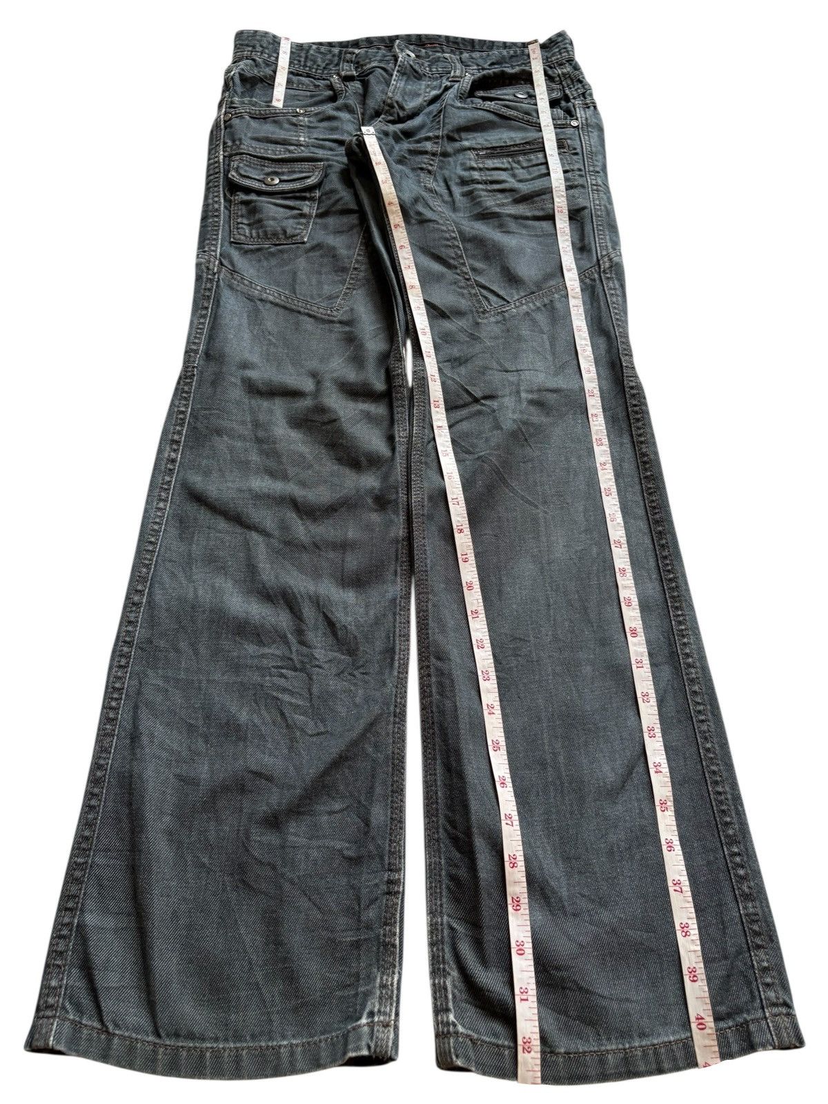 Japanese Brand Vintage NCFM Bush Pant Bootcut Flare Jeans Size US 31 - 14 Thumbnail