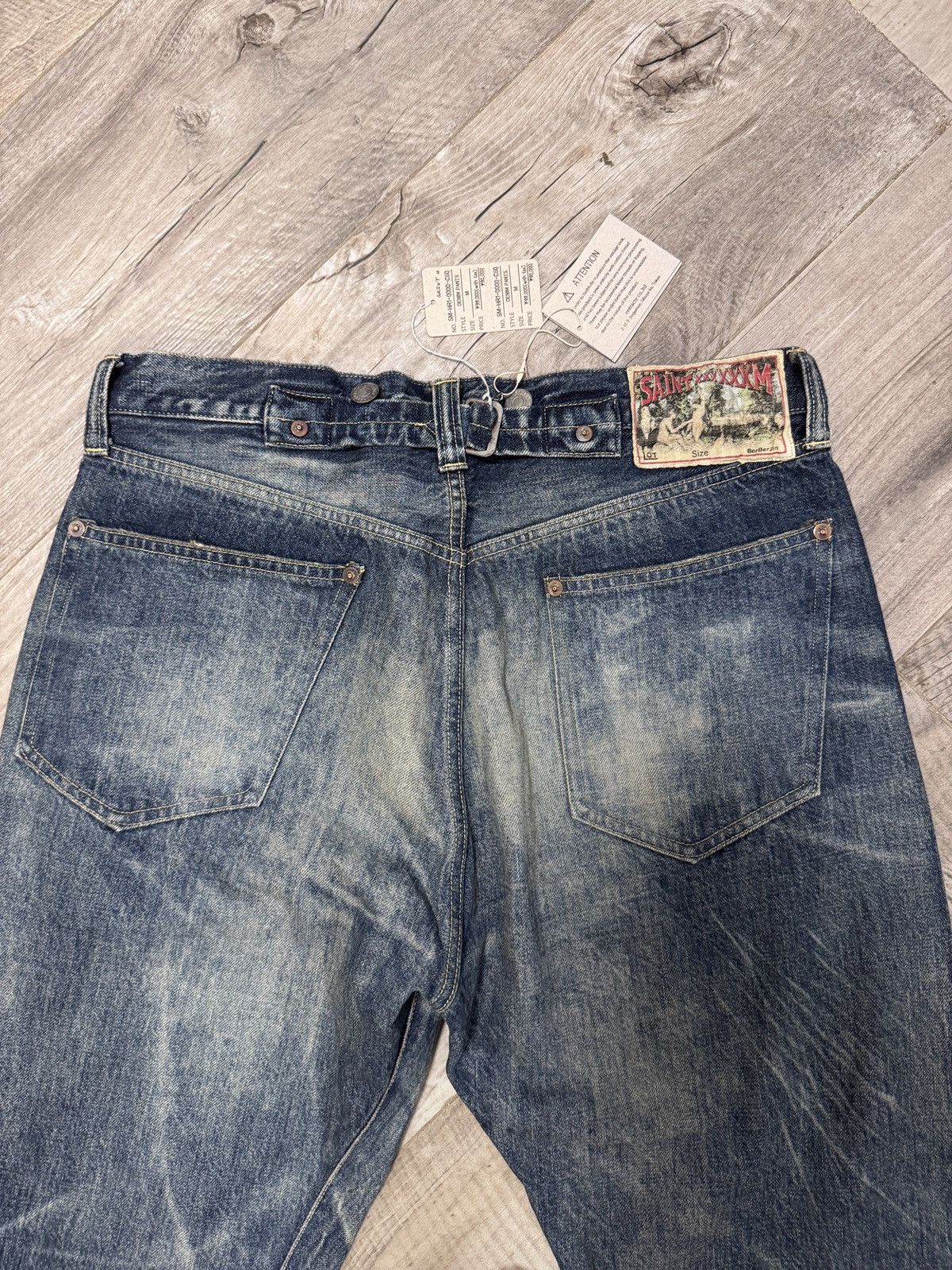 Saint Michael BerBerJin x SAINT Mxxxxxx denim pants Size US 32 / EU 48 - 8 Thumbnail