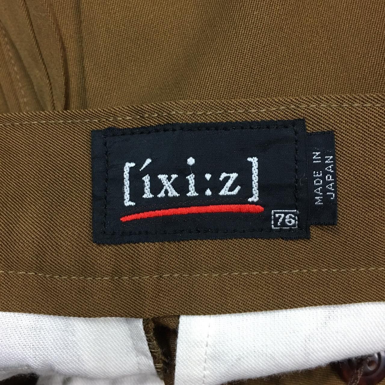 Japanese Brand Vtg Japanese Brand IXIZ Brown Slack Long Pants Size US 30 / EU 46 - 4 Thumbnail