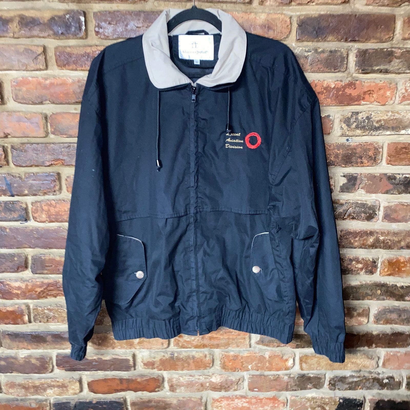 Other Munsingwear Black Lucent Aviation Division Jacket Medium Size US M / EU 48-50 / 2 - 1 Thumbnail