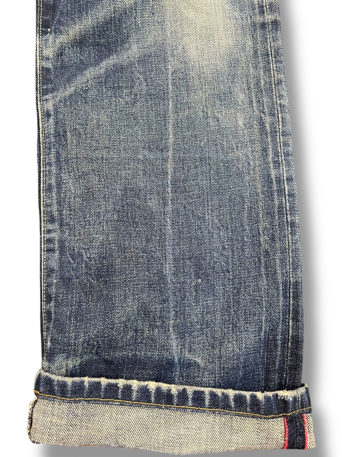 Blue Blue Japan Vintage Blue Blue Japan Selvedge Mudwash Distressed Denim Size US 32 / EU 48 - 5 Thumbnail