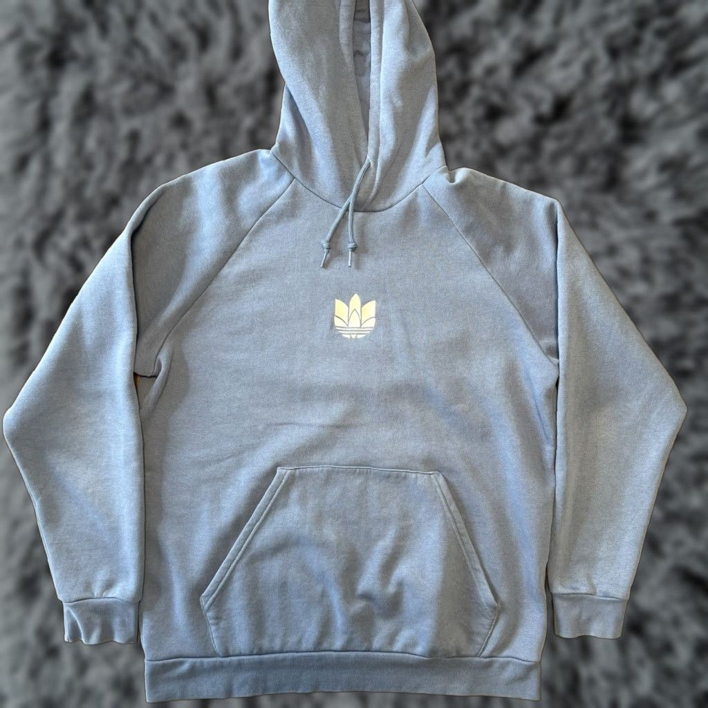 Adidas Adidas Hoodie Mens XL Blue Logo Fleece Pullover Hooded Sweatshirt Size US XL / EU 56 / 4 - 1 Thumbnail