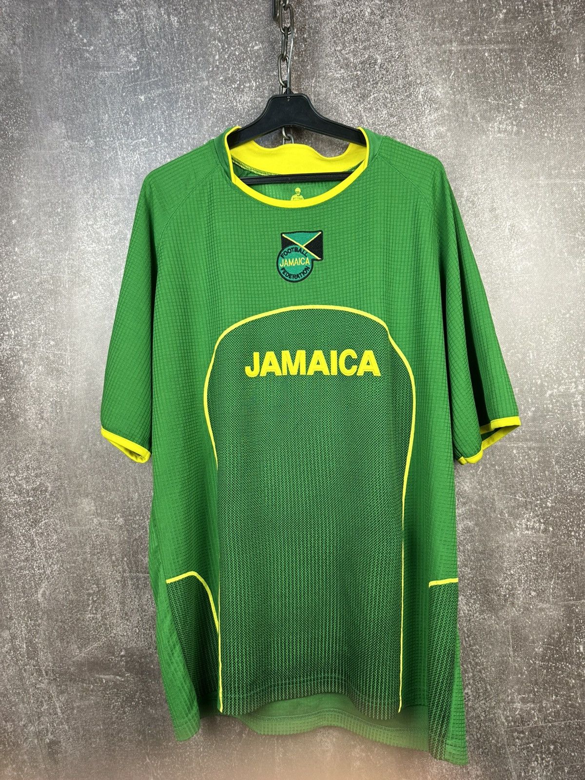 Vintage Vintage Y2k Jamaica Soccer Jersey Size US XL / EU 56 / 4 - 1 Thumbnail