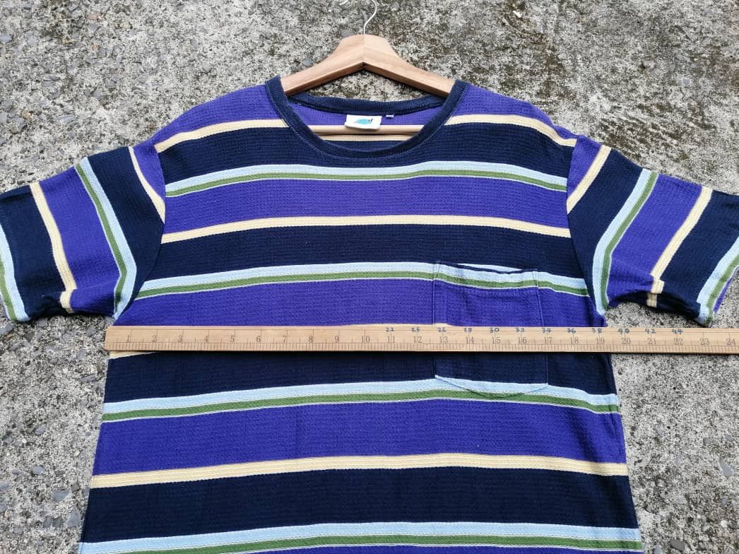 Beams Plus Beams Stripe Pocket Tee Size US M / EU 48-50 / 2 - 2 Thumbnail