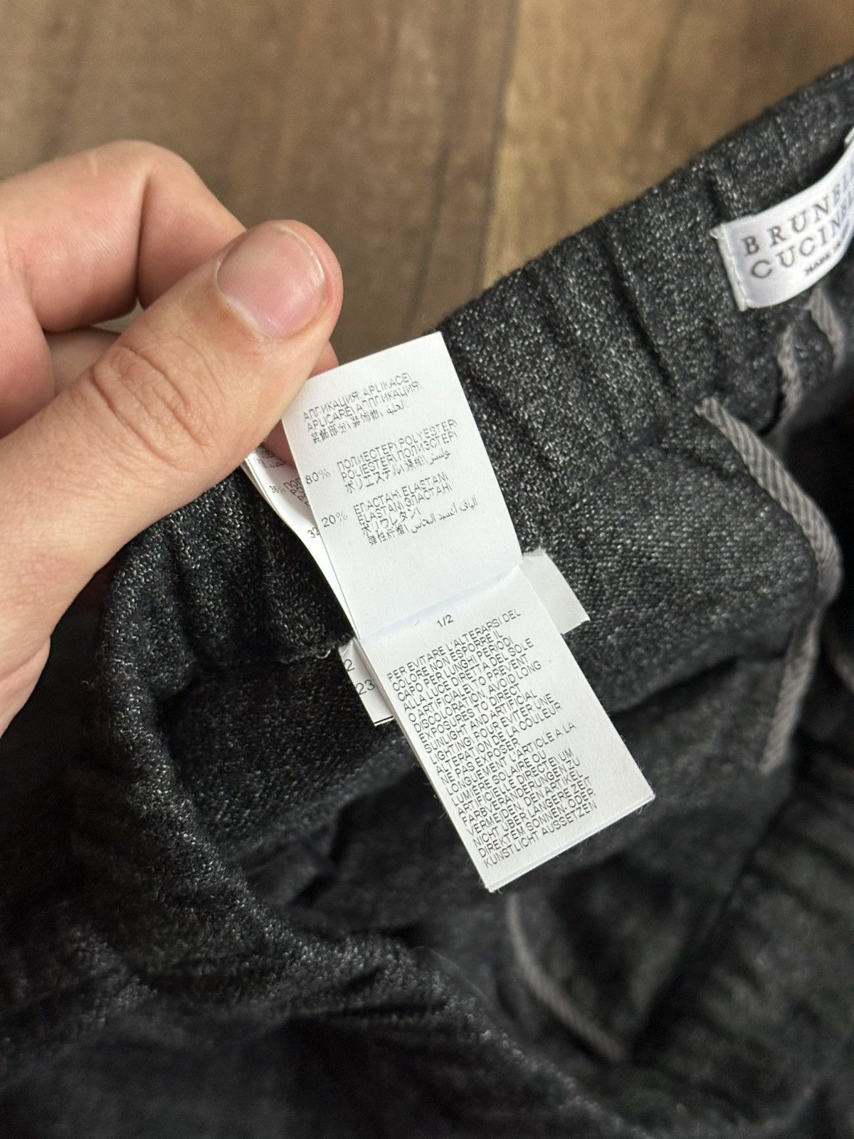 Brunello Cucinelli Brunello Cucinelli Wool Linen Trousers Pants Size 27" / US 4 / IT 40 - 16 Thumbnail