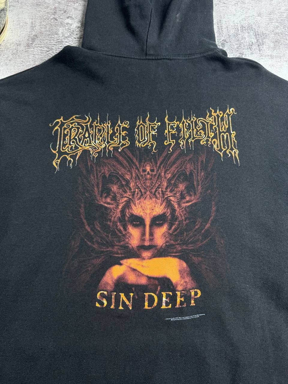 Band Tees Cradle Of Filth 2000 Sin Deep Black Men’s XL Band Tour Merch Hoodie Sweatshirt Size US XL / EU 56 / 4 - 8 Thumbnail