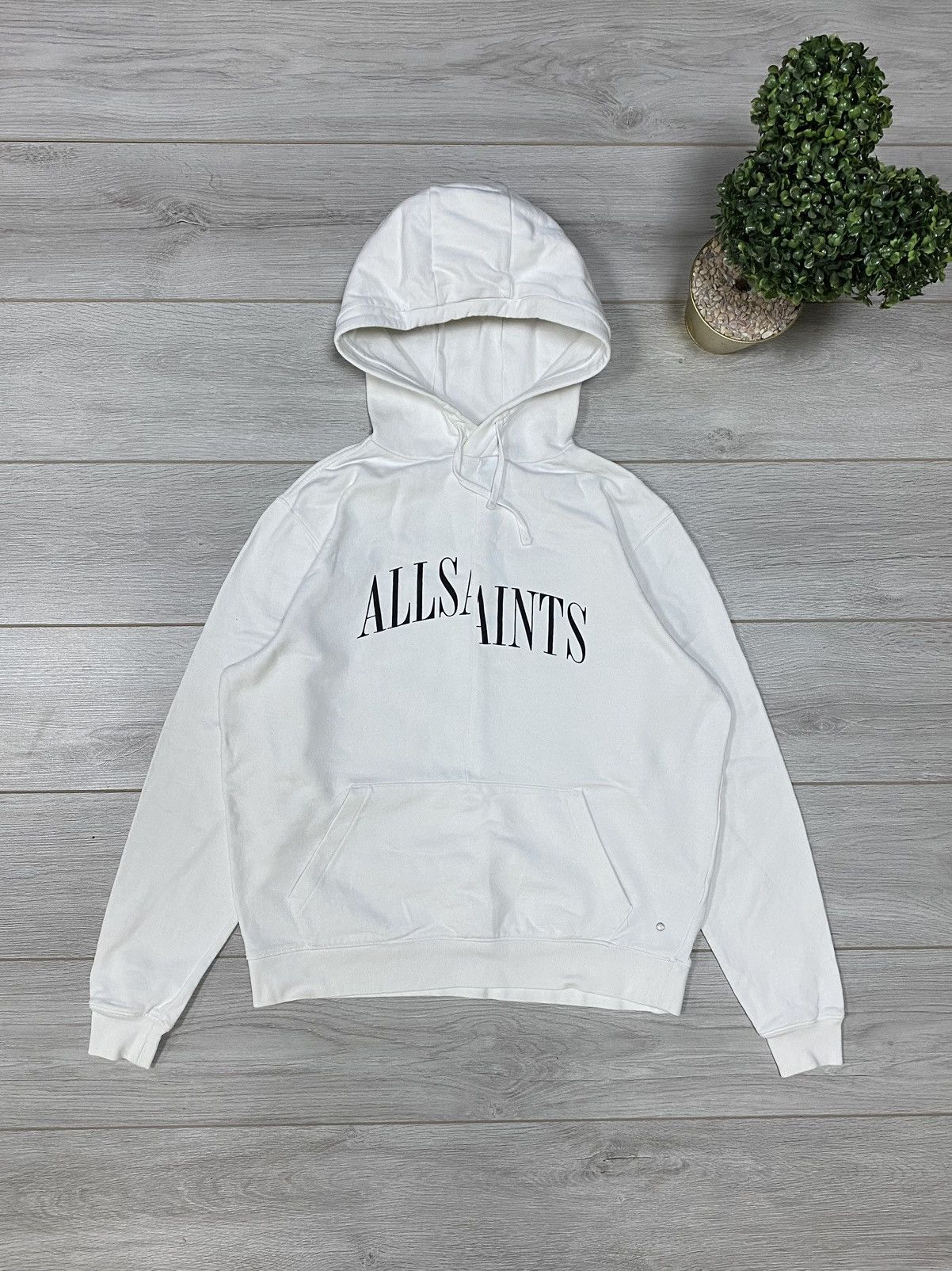 All saints white hoodie deals