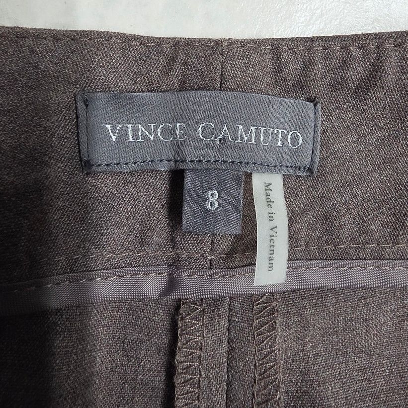 Vince Camuto Vince Camuto Brown/Gray Dress Pants - Size 8 Size 30" / US 8 / IT 44 - 3 Thumbnail