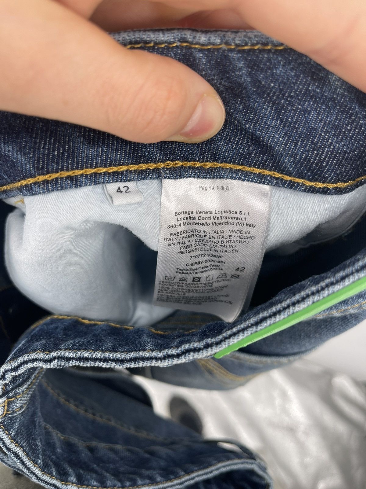 Bottega Veneta Bottega Veneta Denim Jeans Size 42 (10) Size 28" / US 6 / IT 42 - 4 Thumbnail