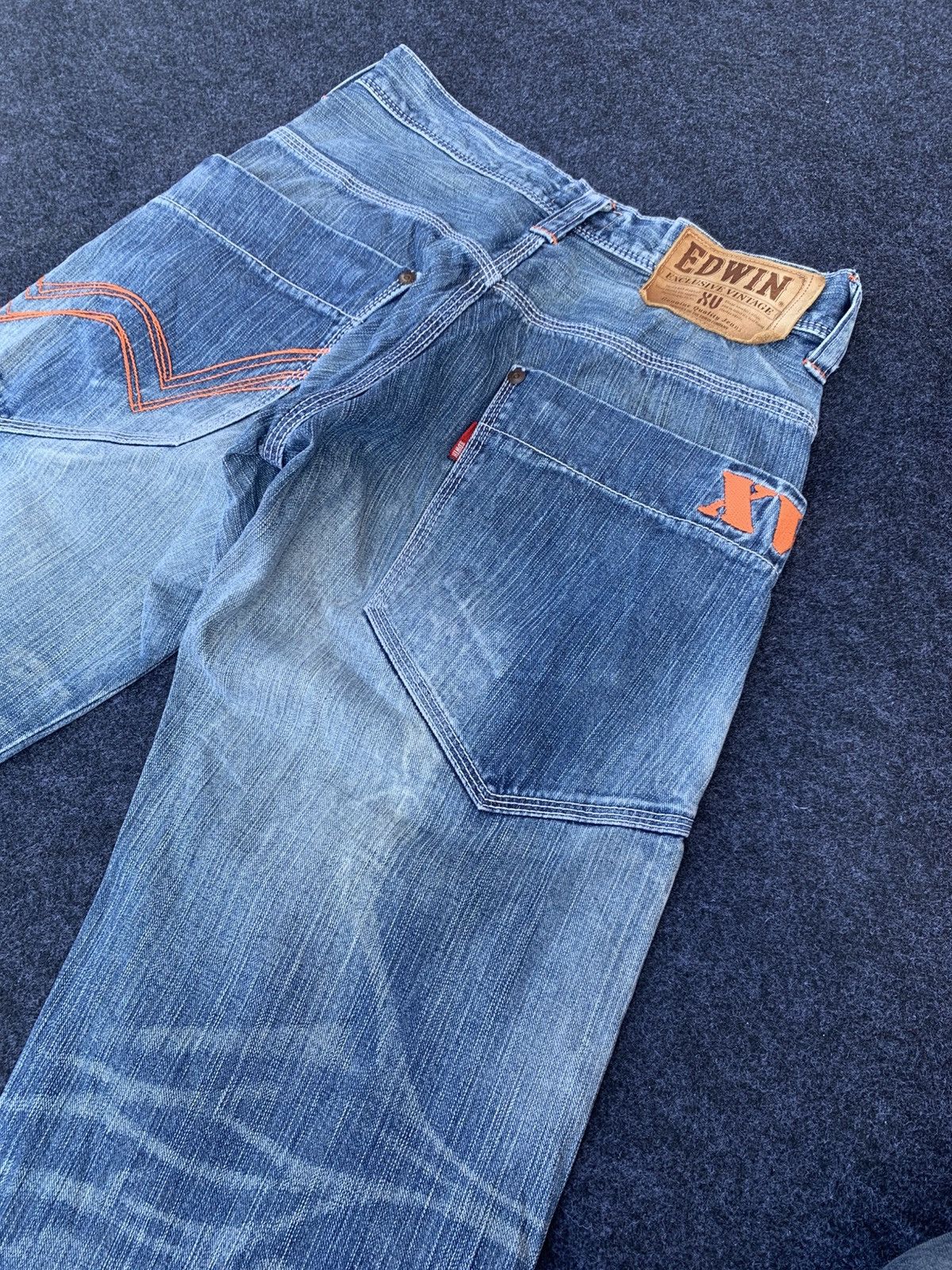 Edwin Edwin XV Exclusive Vintage Baggy Denim Wide Leg Jeans (26) Size US 30 / EU 46 - 10 Thumbnail