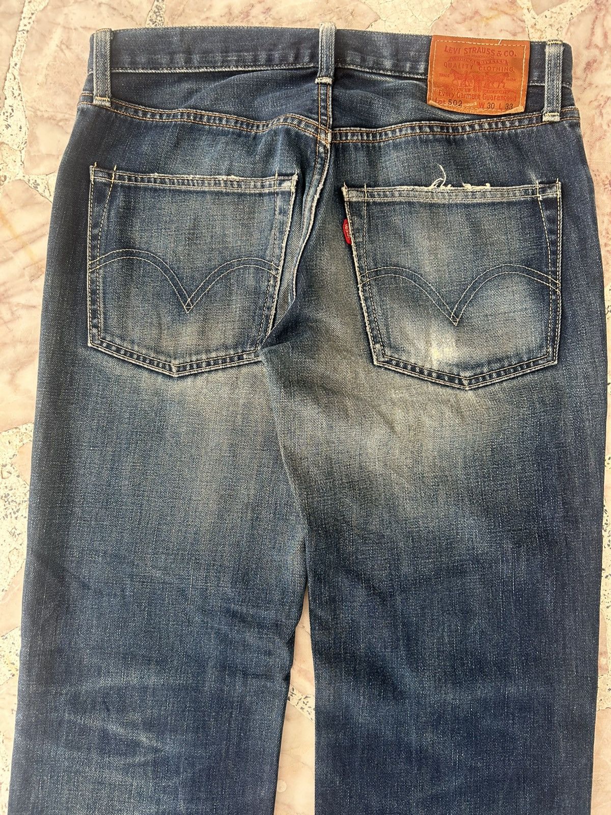 Levi's Levis Japan Ripped Vintage 502 Selvedge Redtab Denim Size US 30 / EU 46 - 13 Thumbnail