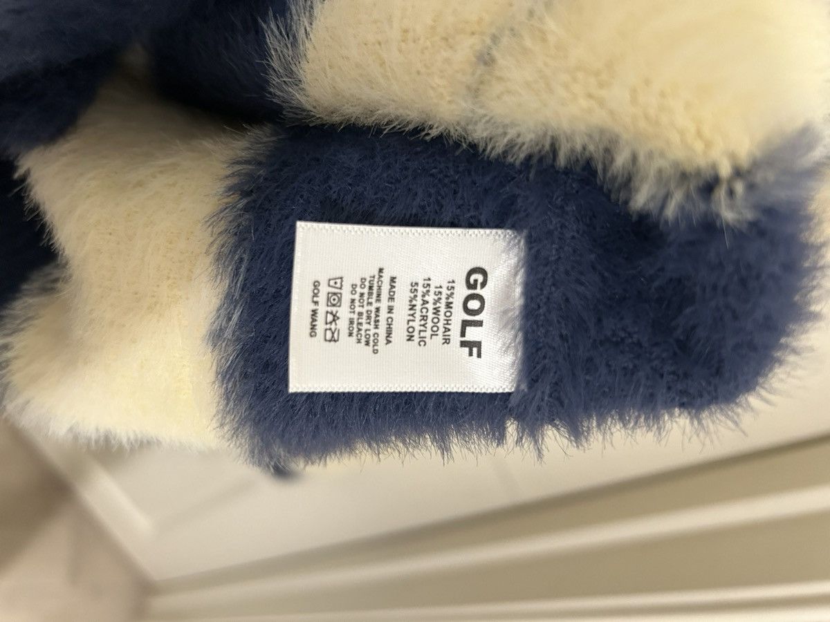 Golf Wang Golf Wang Blue Striped Mohair Cardigan | Grailed