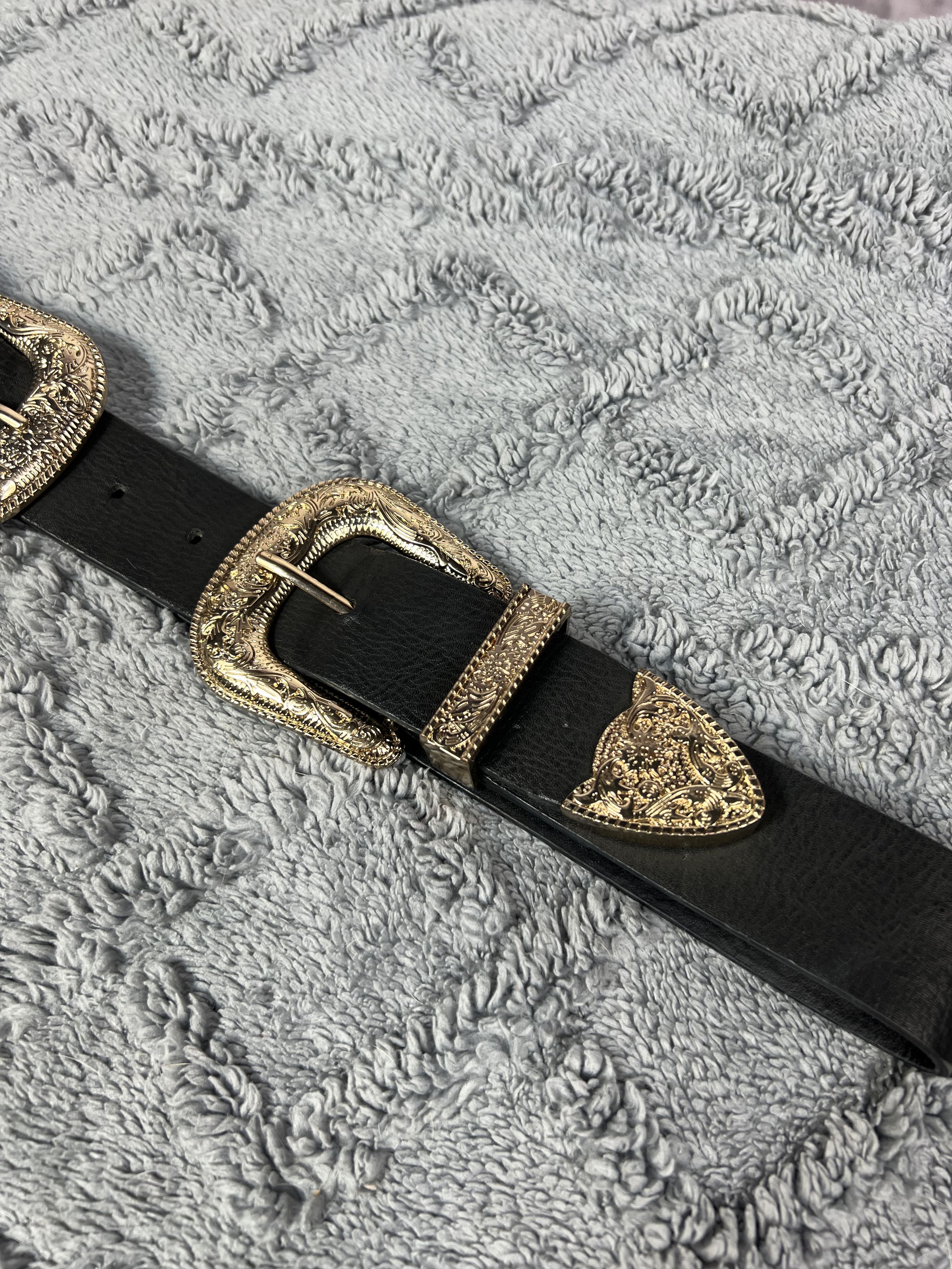 Hysteric Glamour × If Six Was Nine Double Buckle belt B.B. Simons styled belt Size ONE SIZE - 4 Thumbnail