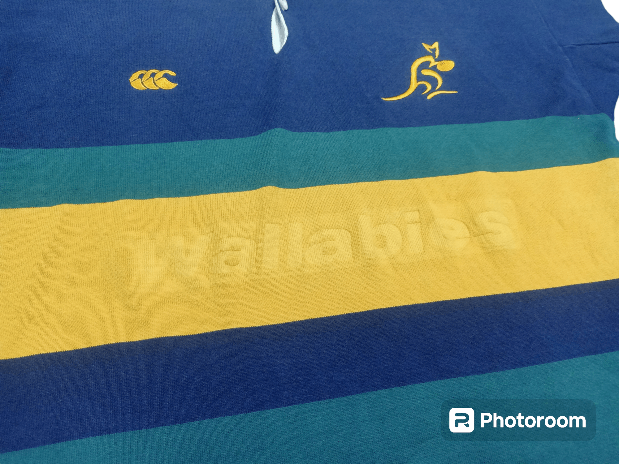 Canterbury of New Zealand 2001 Canterbury Australia Wallabies Supporter's Jersey Size US M / EU 48-50 / 2 - 4 Thumbnail