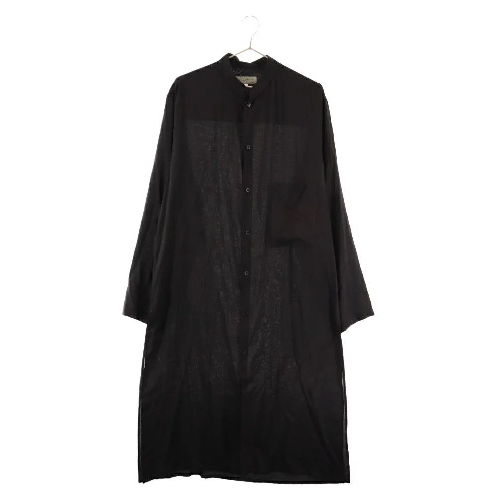 Yohji Yamamoto POUR HOMME 19SS Stand Collar Long Blouse