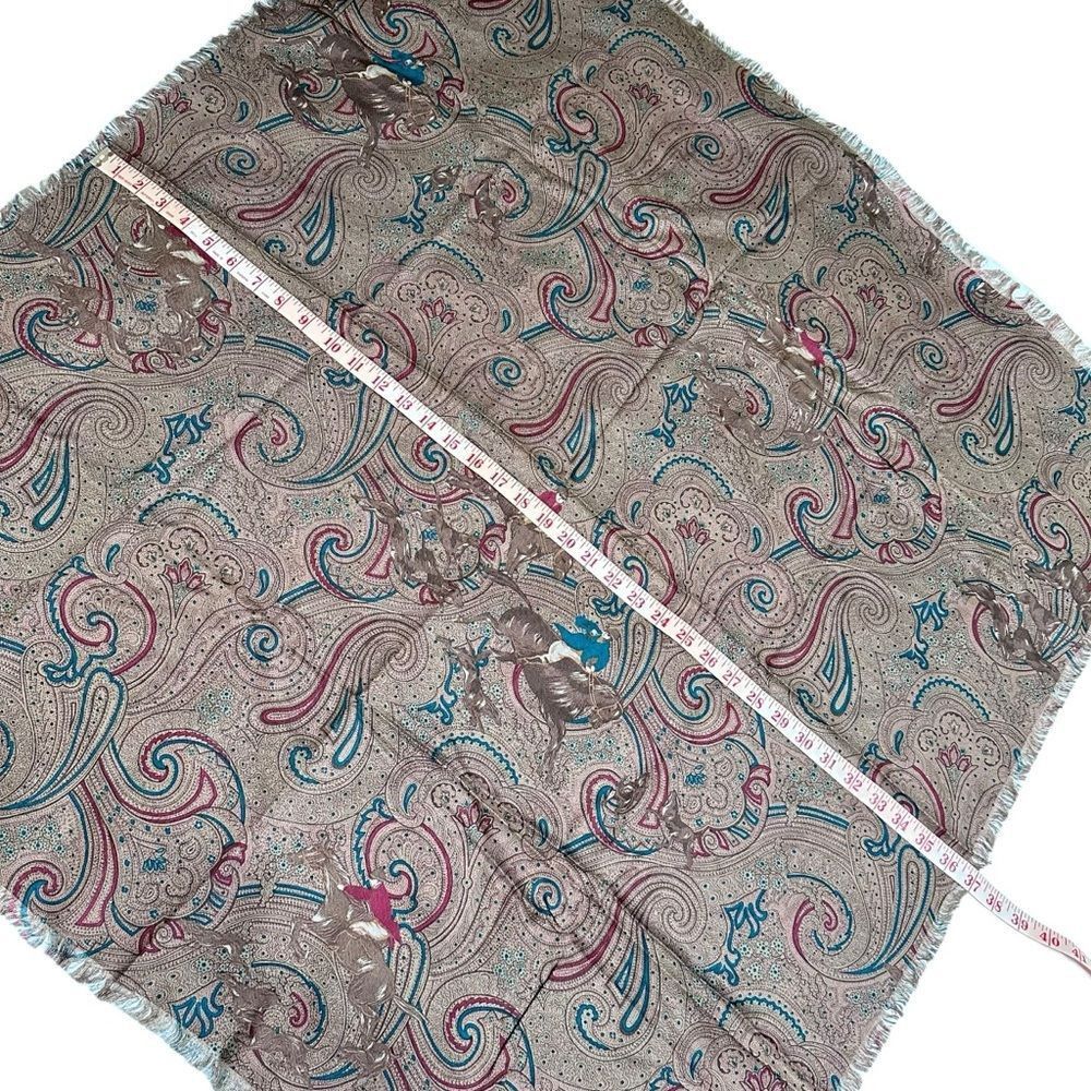 JH Collectibles Vintage JH Collectibles Equestrian Horse Hunting theme rayon Size ONE SIZE - 6 Thumbnail
