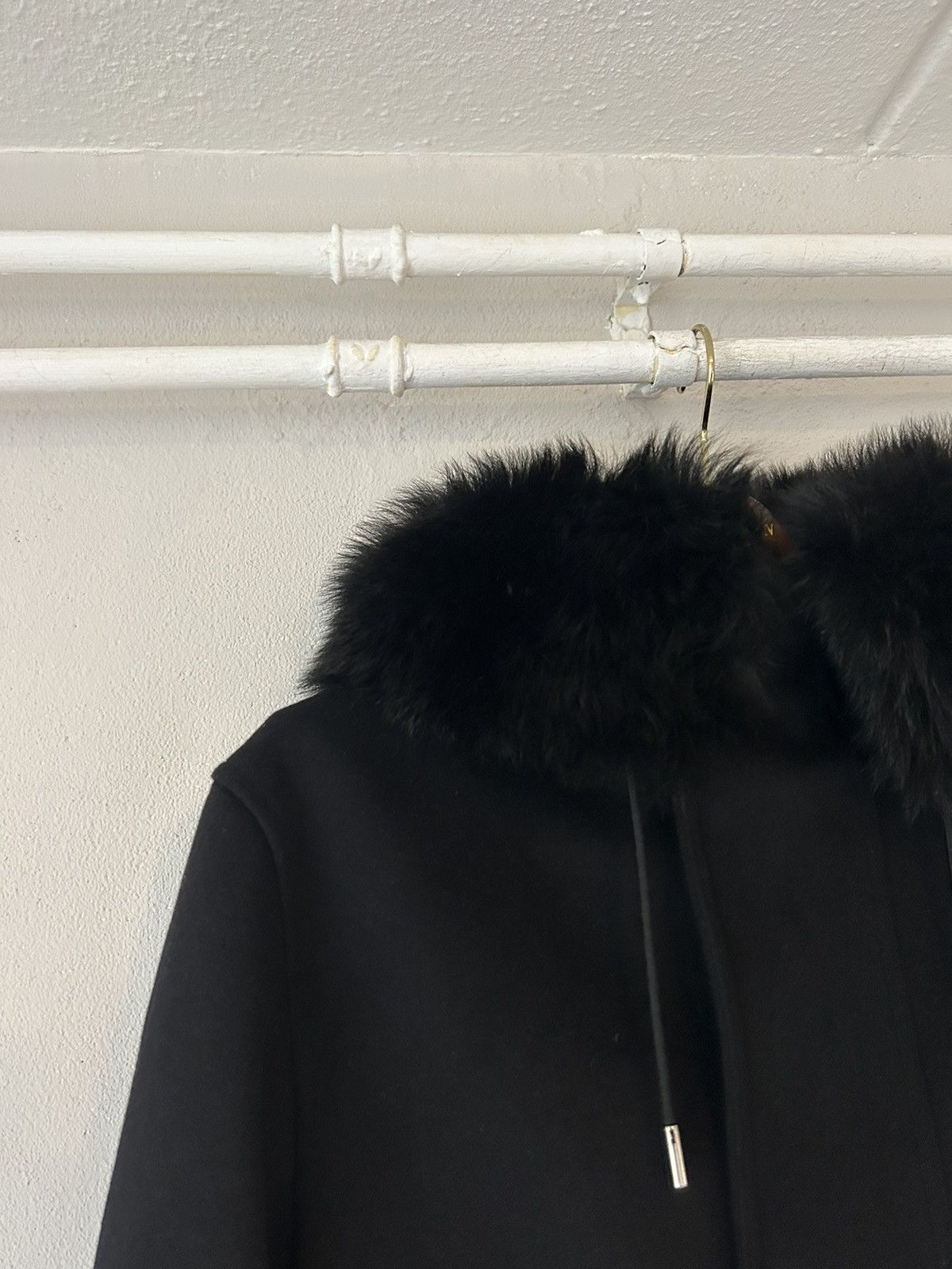 Dior Dior Homme Wool/Cashmere Parka with Fur Collar Size US L / EU 52-54 / 3 - 3 Thumbnail