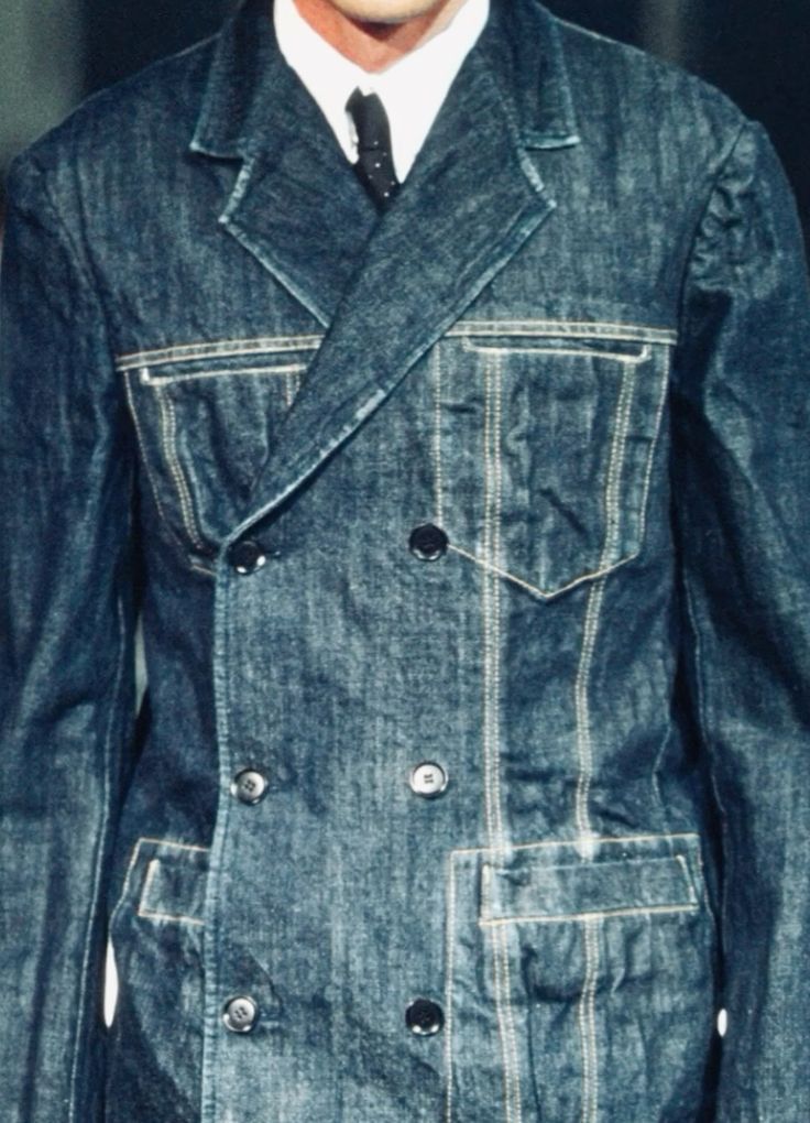 Yohji Yamamoto SS02 Runway Double Breath Spotted Horse Collab Size US M / EU 48-50 / 2 - 3 Thumbnail