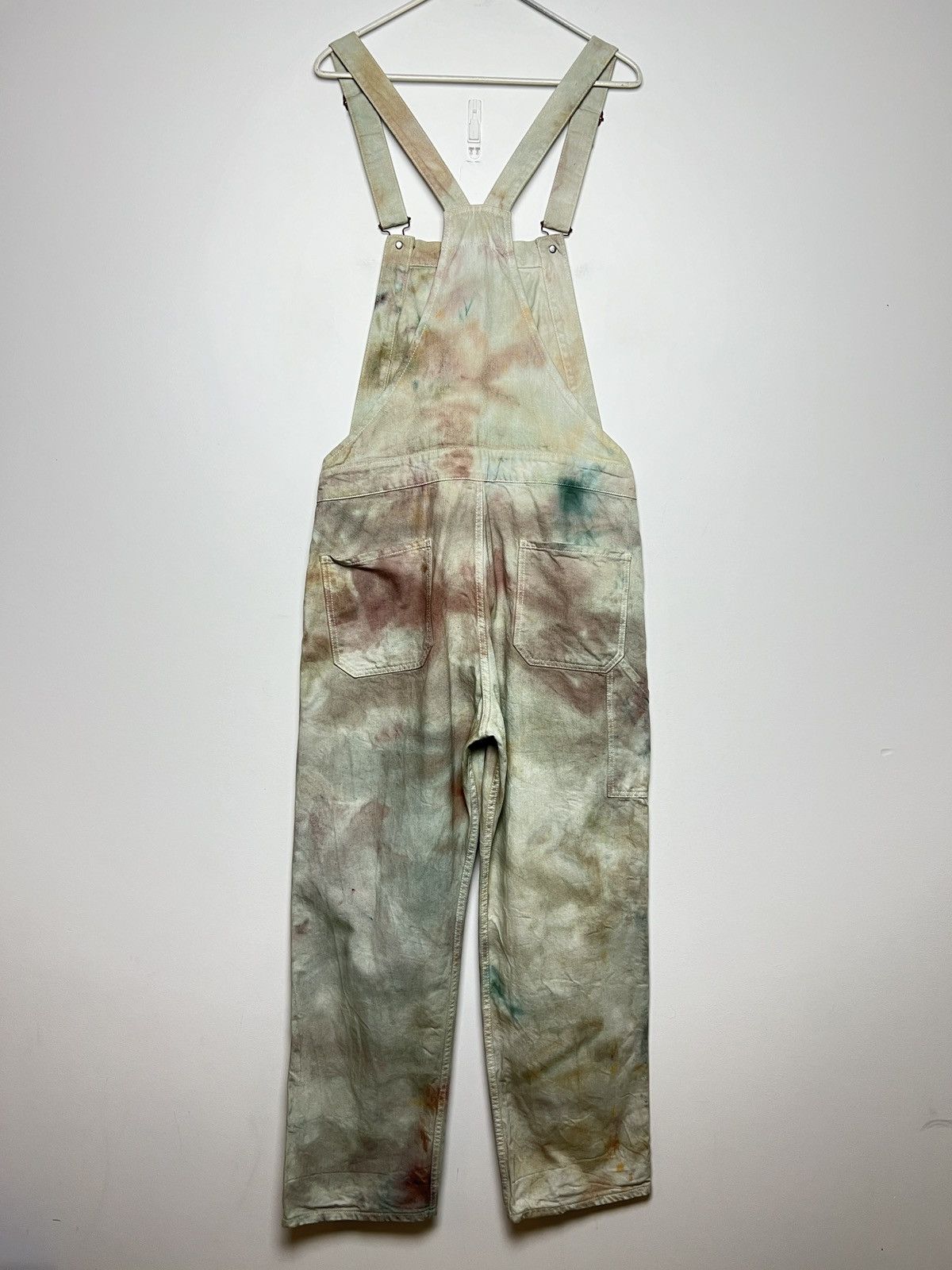 Acne Studios acne studios tie dye cargo painters work overalls Size US 33 - 13 Thumbnail