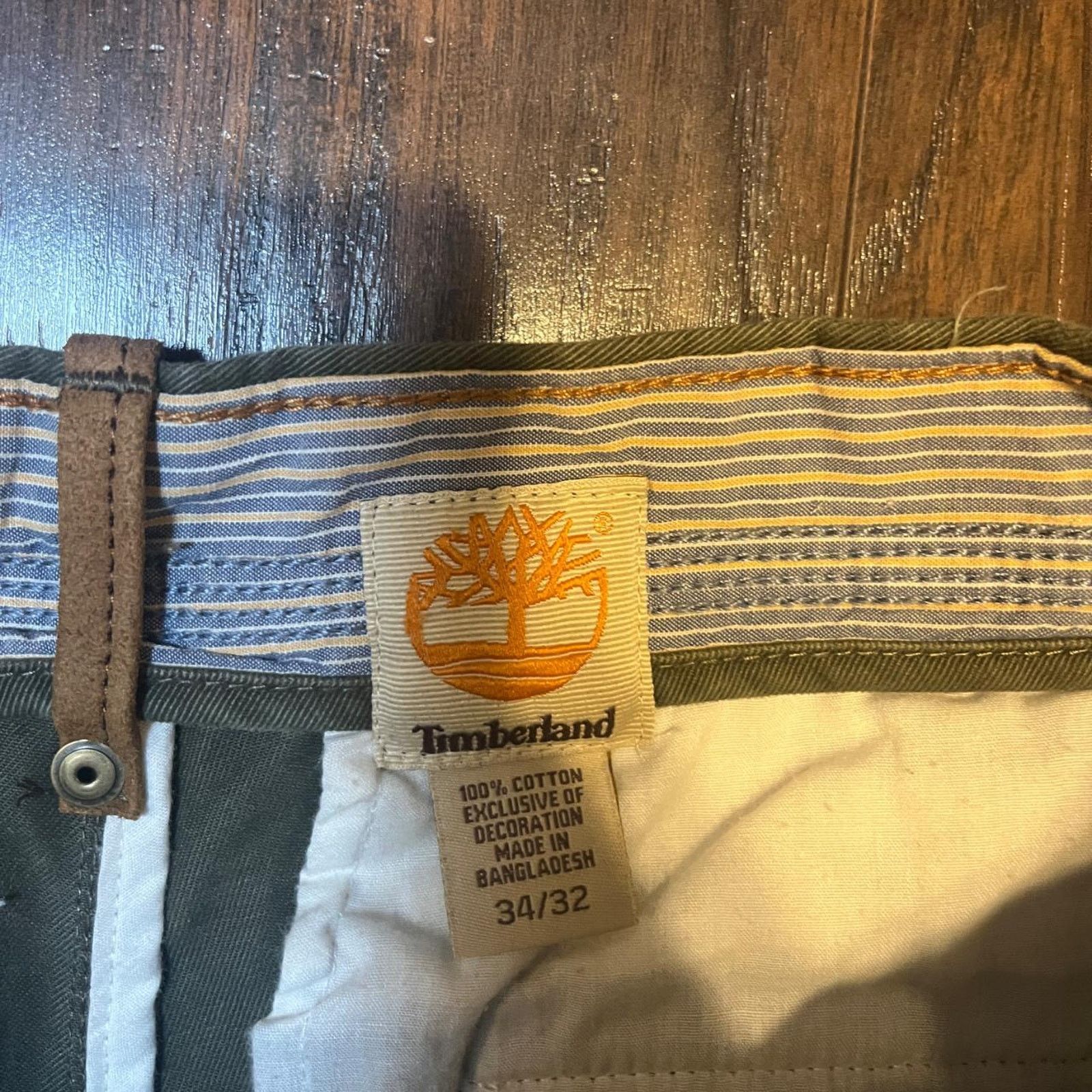 Timberland Vintage timberland khaki green pants Size US 34 / EU 50 - 2 Thumbnail