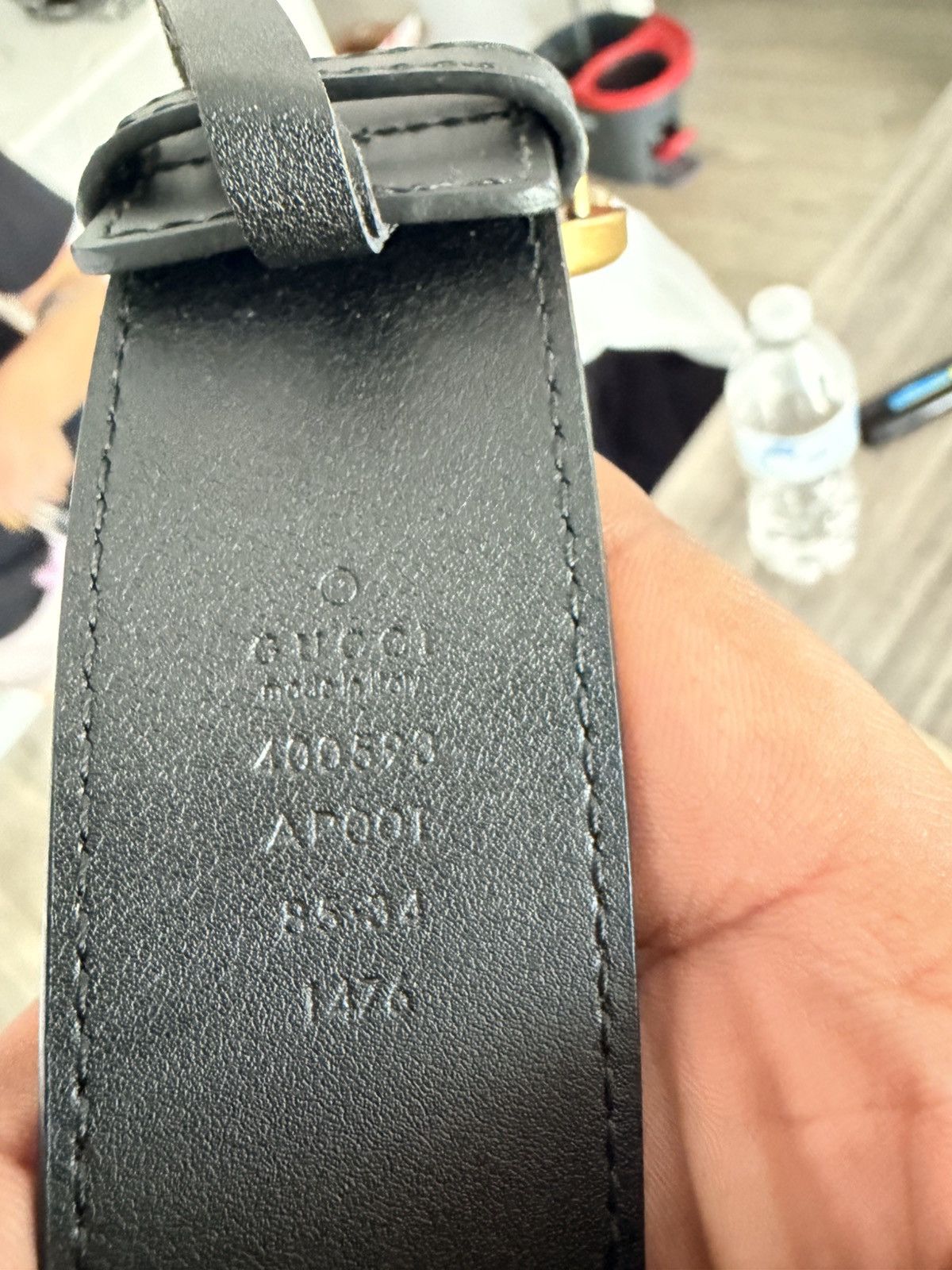 Gucci GG Marmont Wide Belt (Size 85-34) Size ONE SIZE - 2 Thumbnail