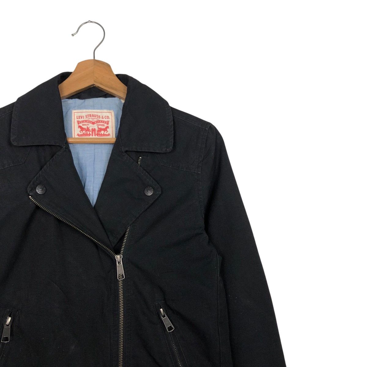 📌Vintage Chore Biker Jacket Levi's Double Collar