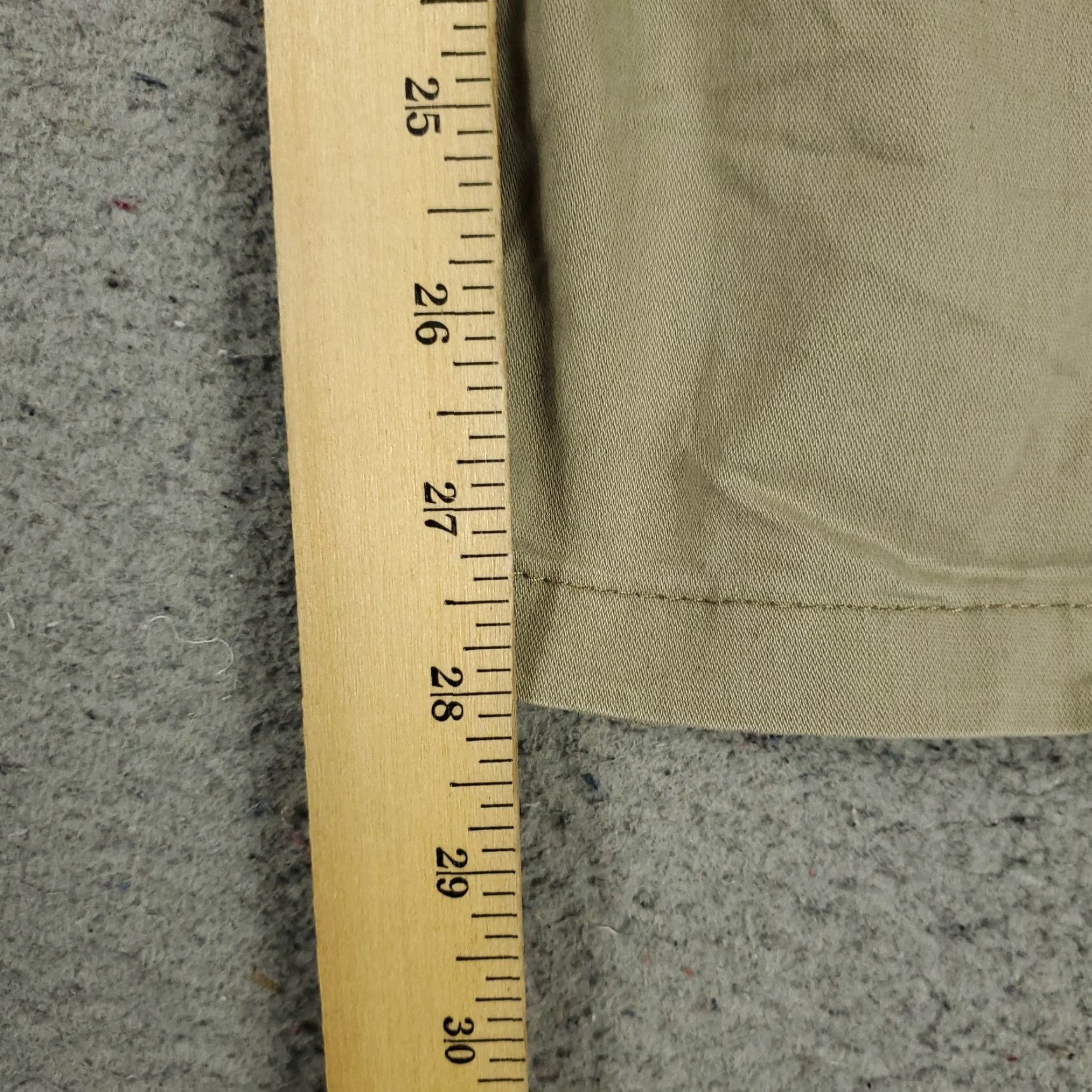 Vintage Hiltl Pants Mens Size 31x28 Beige Relaxed Straight Leg Chino 5 Pocket Trousers Size US 31 - 5 Thumbnail