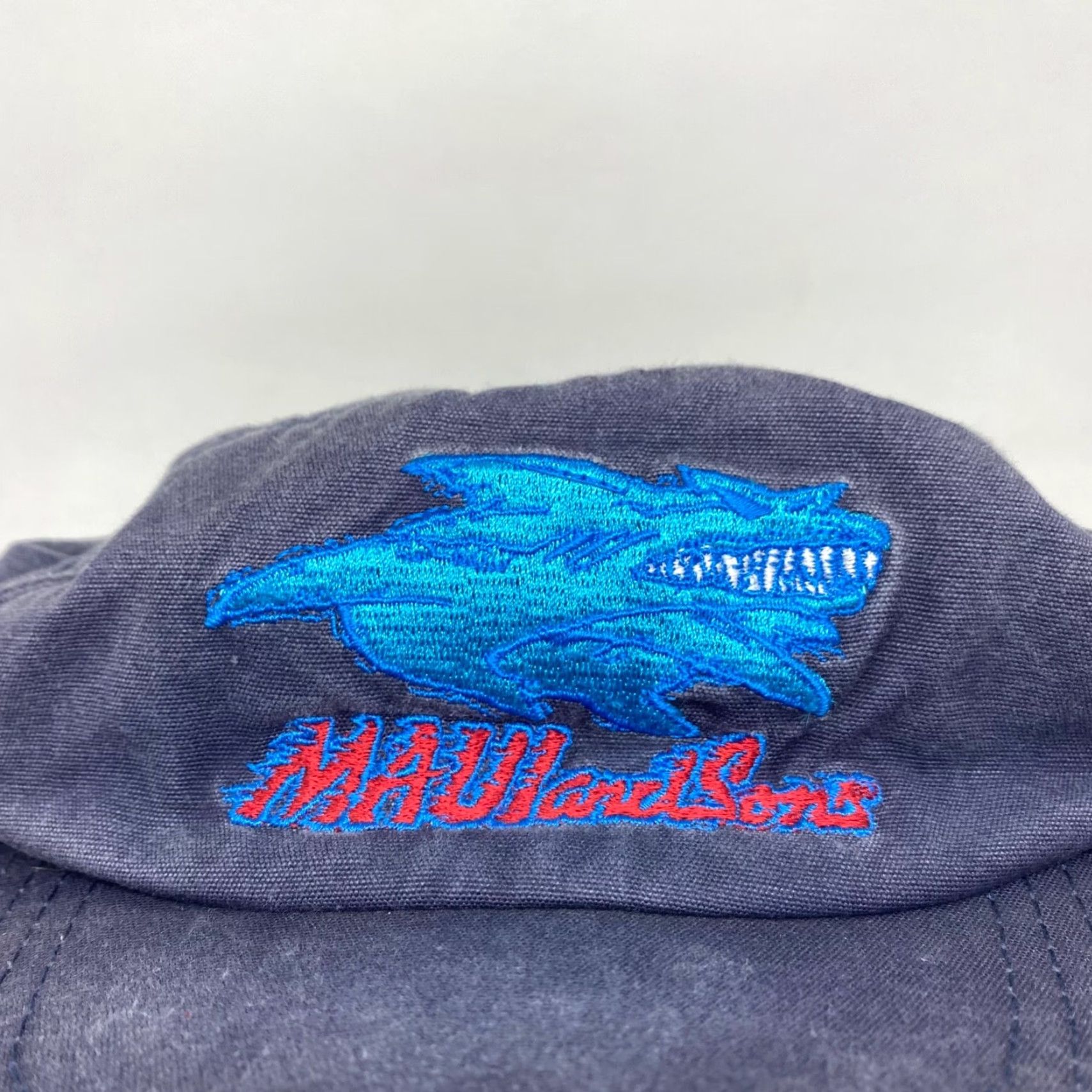 Vintage Maui and Sons Hat Faded Blue Snapback Beach Baseball Cap Unisex Adjustable Baseball Cap Unisex Adults Blue Maui and Sons Hat Adjustable Size ONE SIZE - 3 Thumbnail
