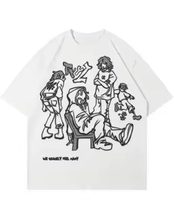 Other Streetwear Retro Summer Boy Print T-Shirt Punk Size US XXL / EU 58 / 5 - 3 Thumbnail