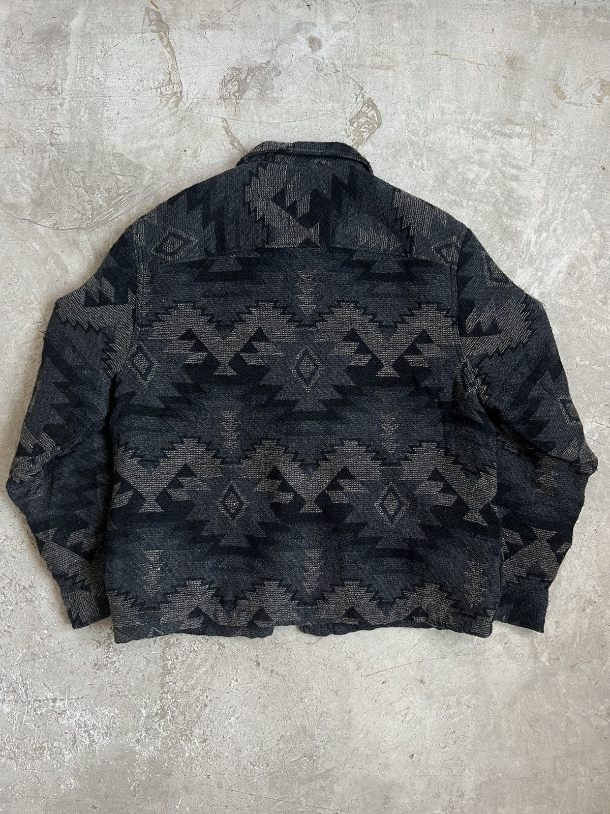 Japanese Brand Vintage Wool Boxy Jacket Size US M / EU 48-50 / 2 - 11 Thumbnail