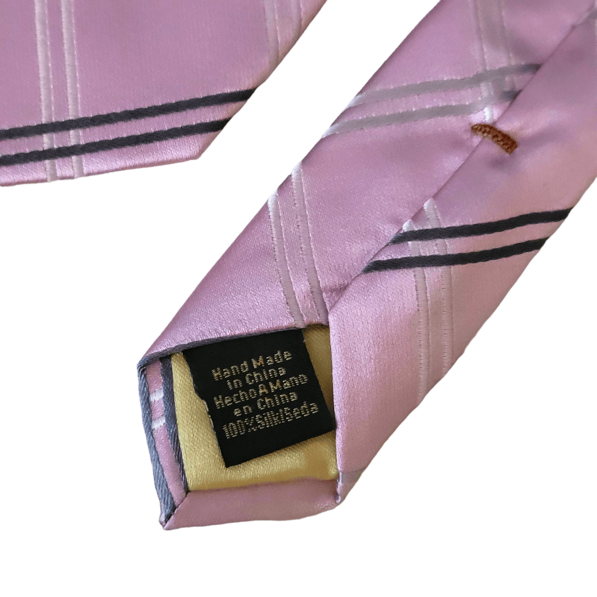 Donald Trump Donald J. Trump Signature Collection Silk Pink Striped tie Size ONE SIZE - 2 Thumbnail