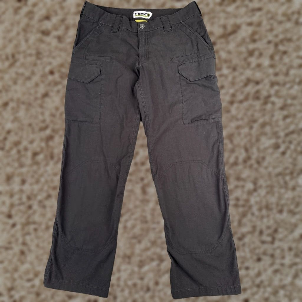Vintage First Tactical Pants Women 14 Black Cargo Rip-Stop First Tactical Pants Women 14 Black Cargo Rip-Stop 34x30 Size 36" / US 14 / IT 50 - 1 Thumbnail