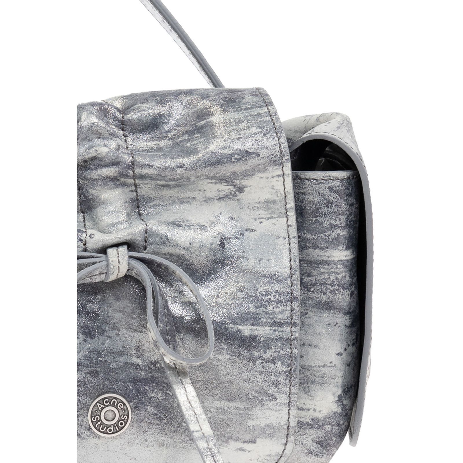 Acne Studios ACNE STUDIOS Multipocket Washed Gray Denim Shoulder Bag New Size ONE SIZE - 4 Thumbnail