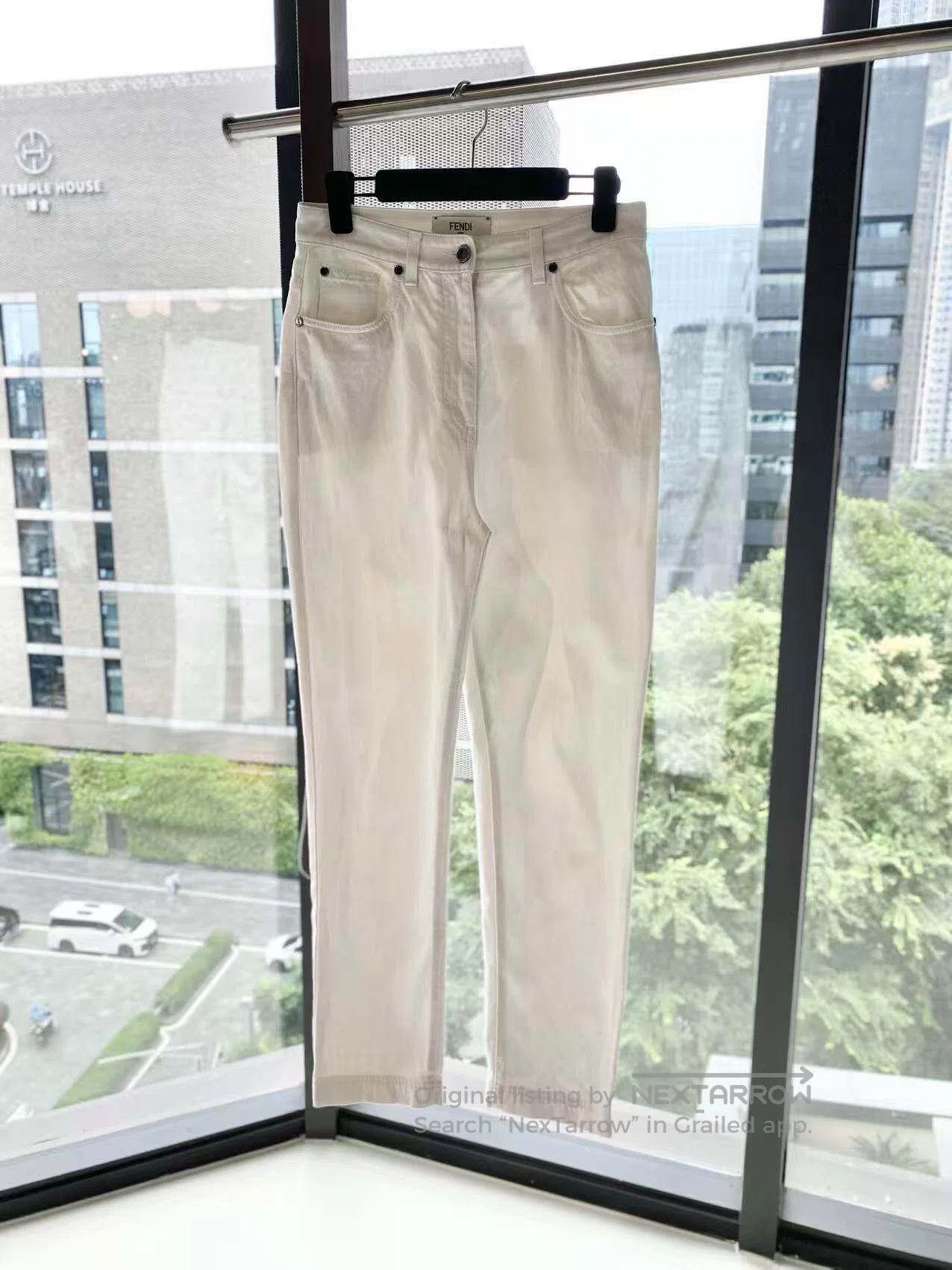 Fendi Fendi logo trousers| Size 27" / US 4 / IT 40 - 2 Thumbnail