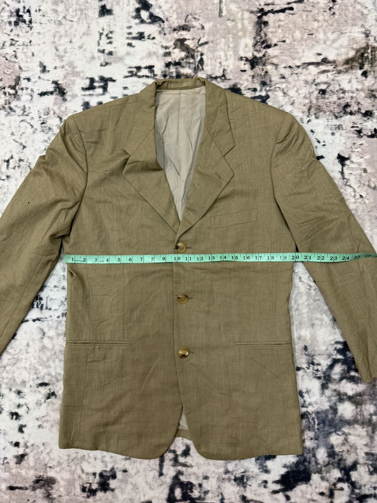Issey Miyake Issey Miyake Men Beige Blazer Size 40S - 9 Thumbnail