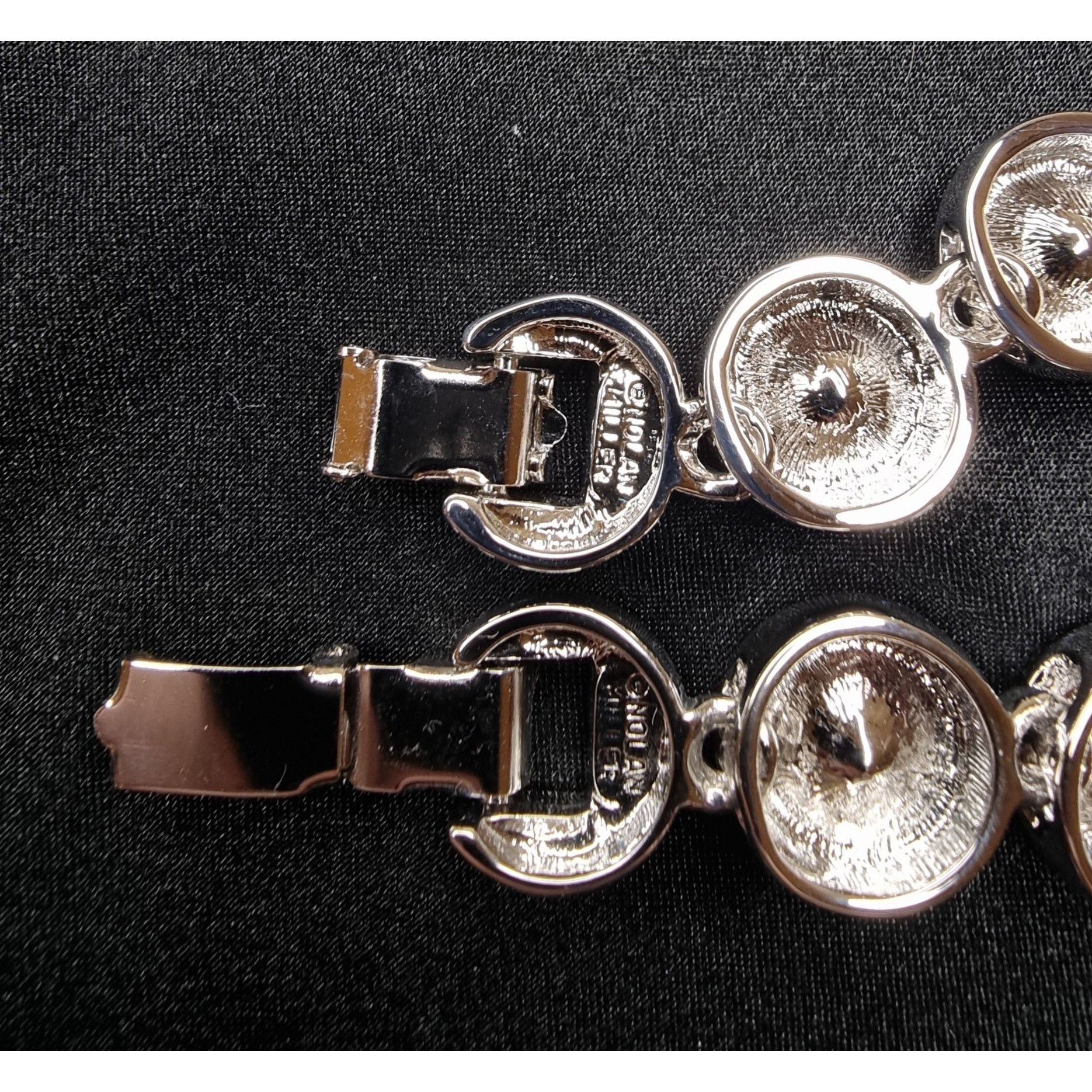 Vintage Vintage Nolan Miller 1999 Glamour Collection Silver-Tone Nec Size ONE SIZE - 7 Thumbnail
