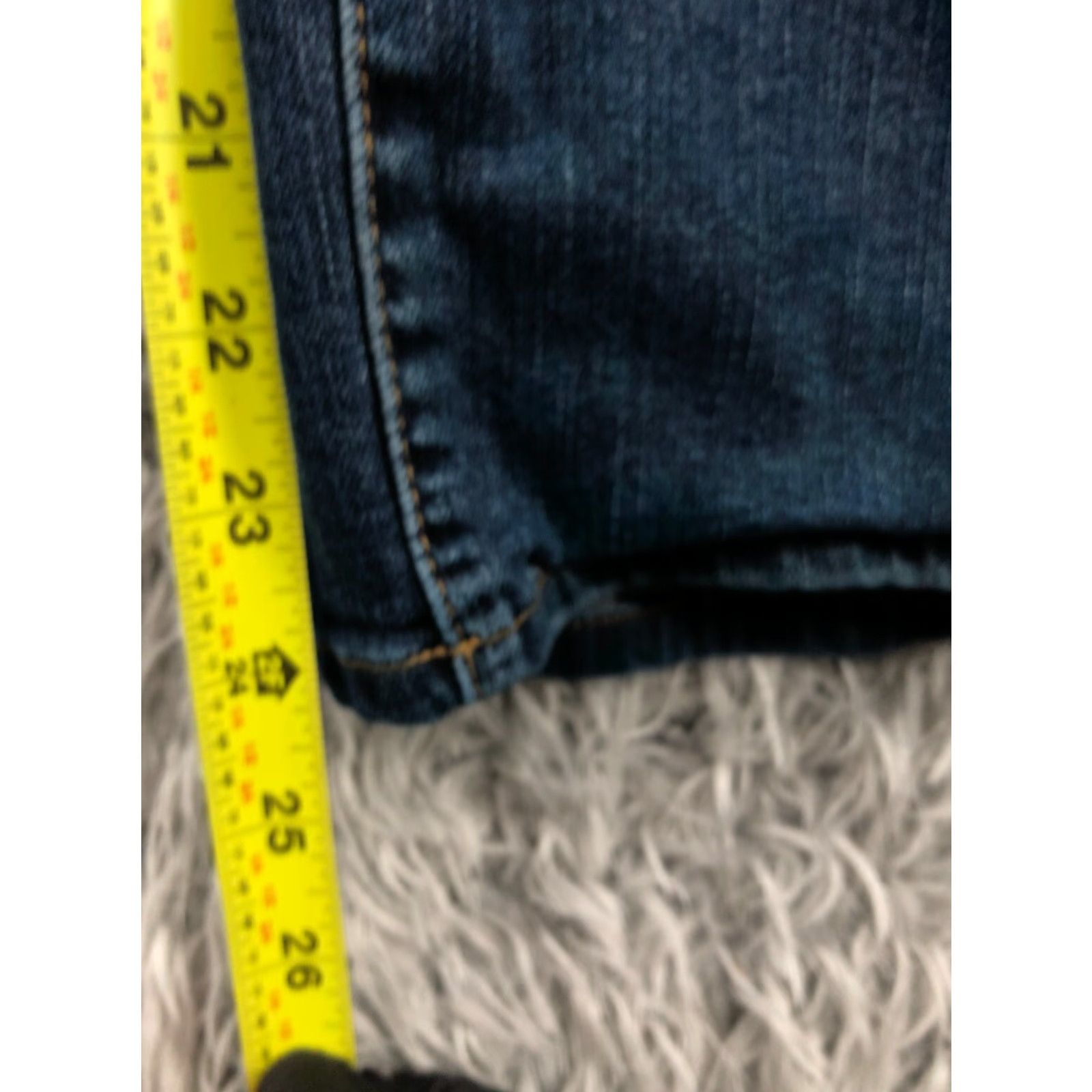 Talbots Talbots Slim Crop Jeans Size 4 Womens Dark Wash Blue Cropped Jeans 5-Pocket Denim Slim Modern Ladies Size 27" / US 4 / IT 40 - 3 Thumbnail