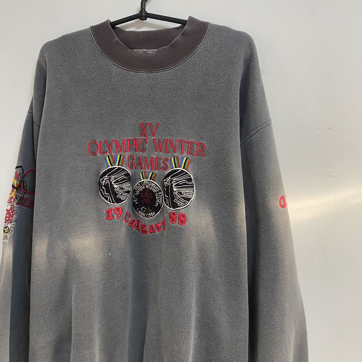 Adidas Vintage sweatshirt adidas Olympic winter Size US S / EU 44-46 / 1 - 2 Thumbnail