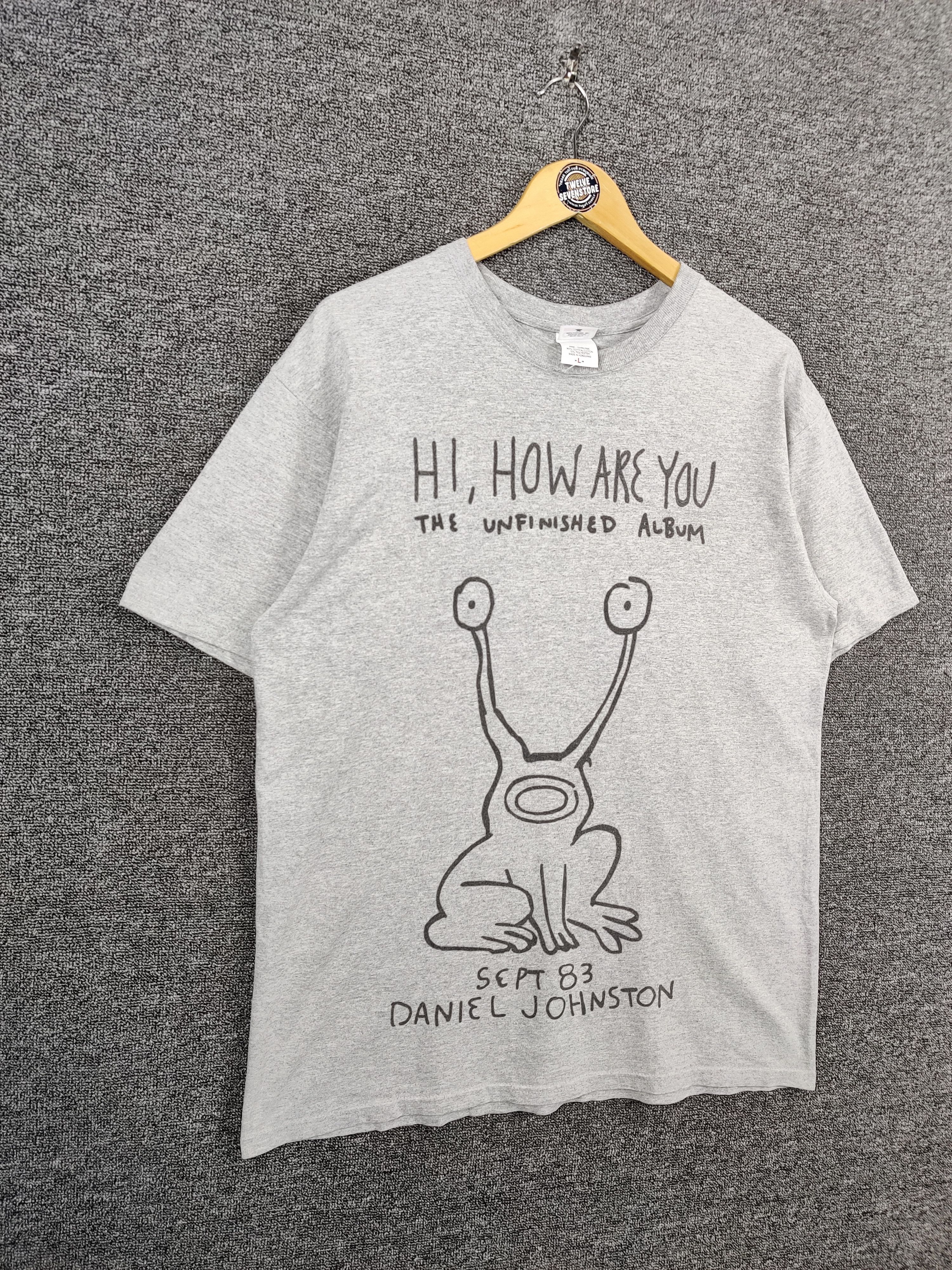 Band Tees Vintage Daniel Johnston Nirvana Hi How Are You Tee Tshirt Size US L / EU 52-54 / 3 - 6 Thumbnail