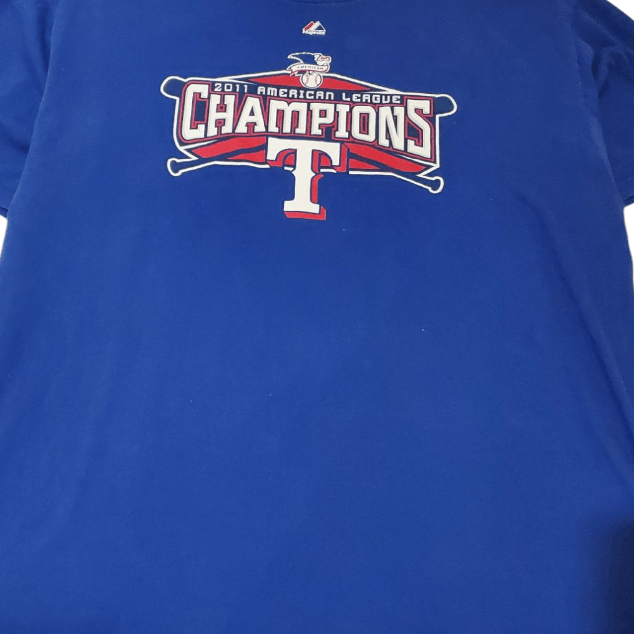 MLB × Vintage 2011 Texas Rangers Division Champions T-Shirt Size US XXL / EU 58 / 5 - 2 Thumbnail