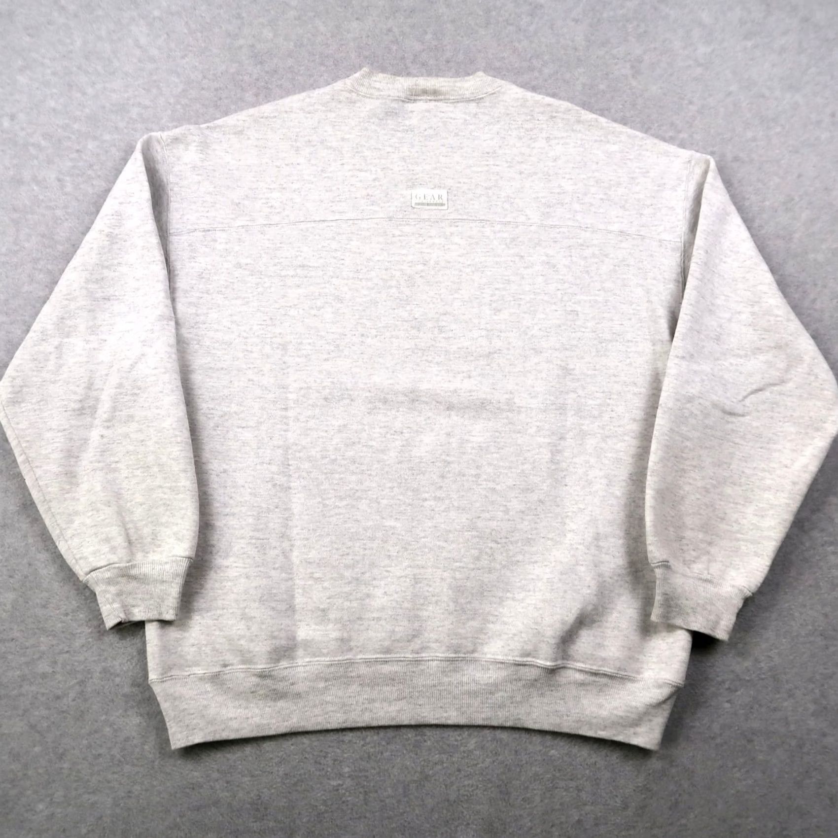 Vintage Vintage Rutgers University Crewneck Sweatshirt Men XL Gray 90s Graphic Print USA Made Pullover Sweatshirt Mens XL Size US XL / EU 56 / 4 - 2 Thumbnail