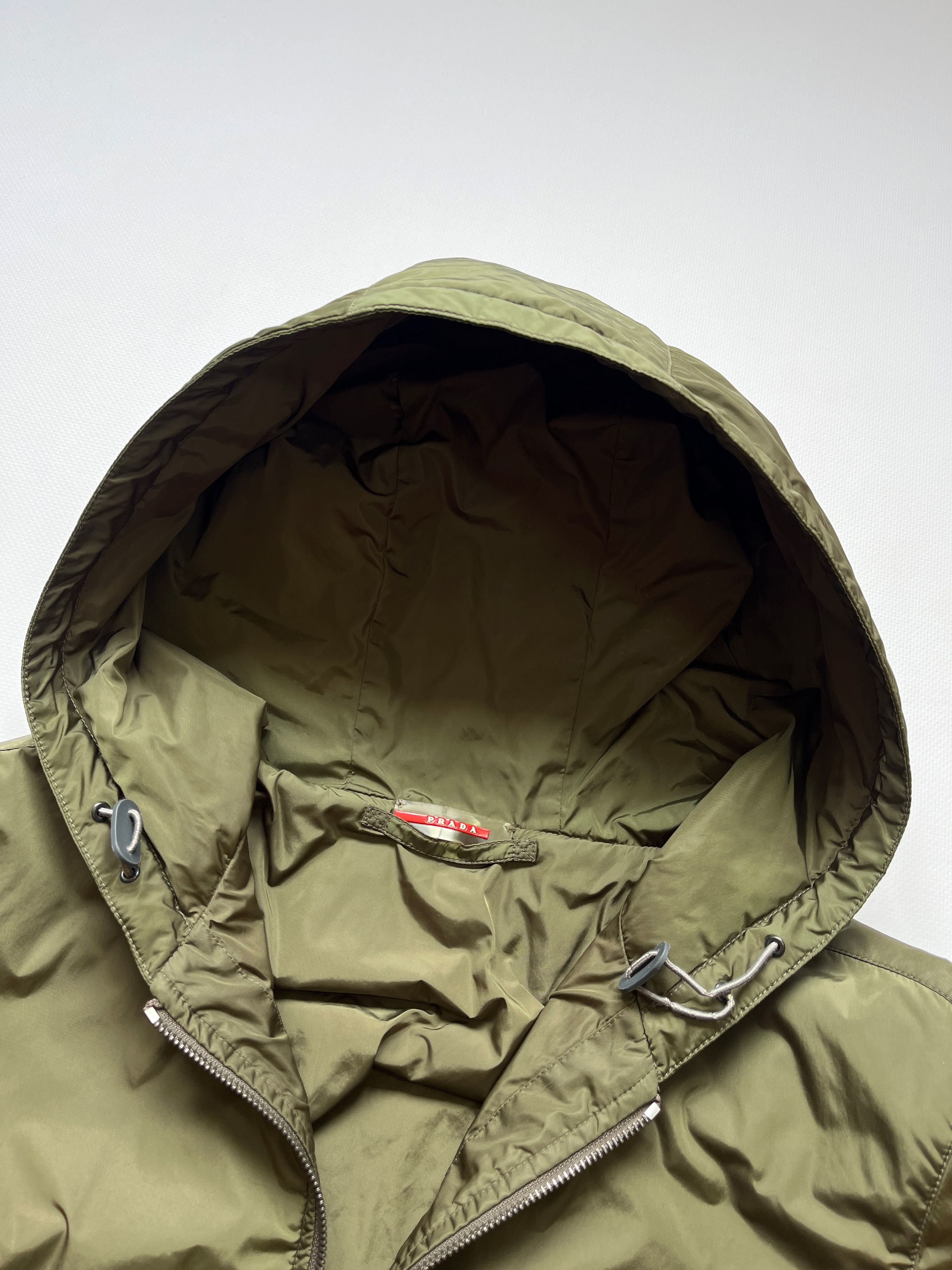 Prada Vintage Prada Red Tab Padded Nylon Jacket Size US L / EU 52-54 / 3 - 10 Thumbnail