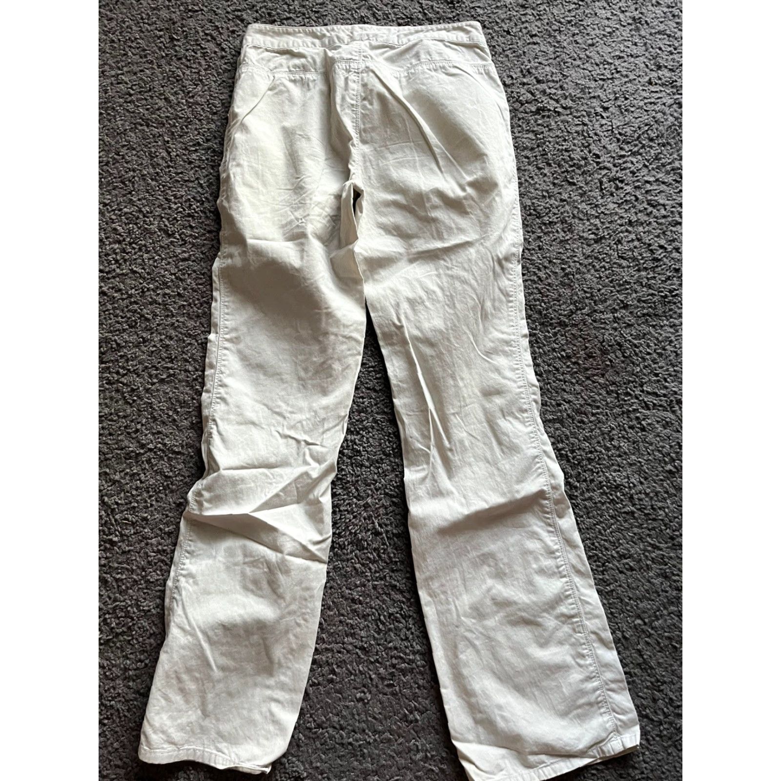 Express Express Pants Beige Stretch Straight Leg Women's Regular Size 1/2 Inseam 29in Nylon Rayon Beige Size 25" / US 0 / IT 36 - 3 Thumbnail