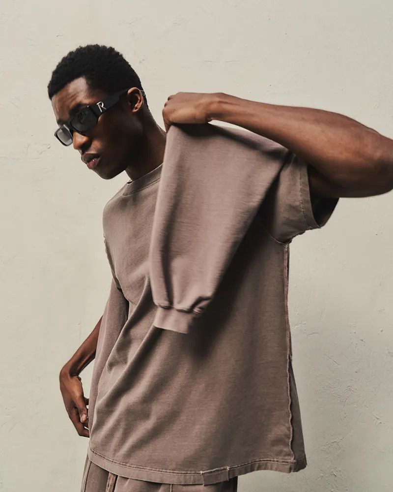 Represent Clo. Washed Brown Initial Inside Out Oversized T-Shirt Size US M / EU 48-50 / 2 - 3 Thumbnail