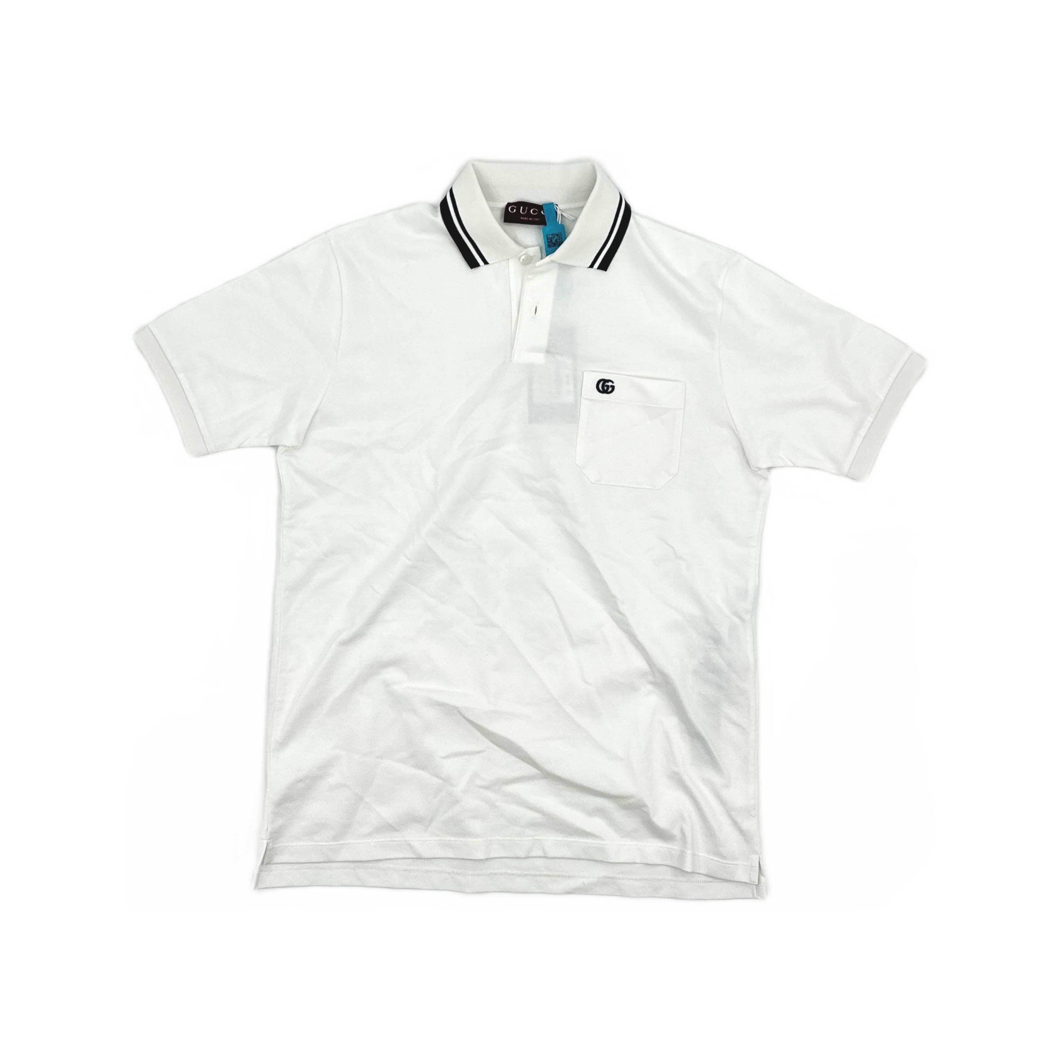 Gucci Gucci Embroidered Logo Polo Size M Size US M / EU 48-50 / 2 - 1 Thumbnail