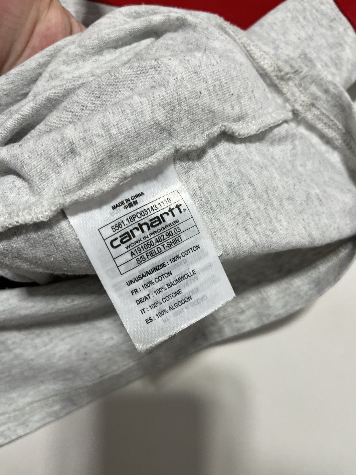 Carhartt Wip Vintage Carhartt WIP Field heavyweight t-shirt Size US M / EU 48-50 / 2 - 5 Thumbnail